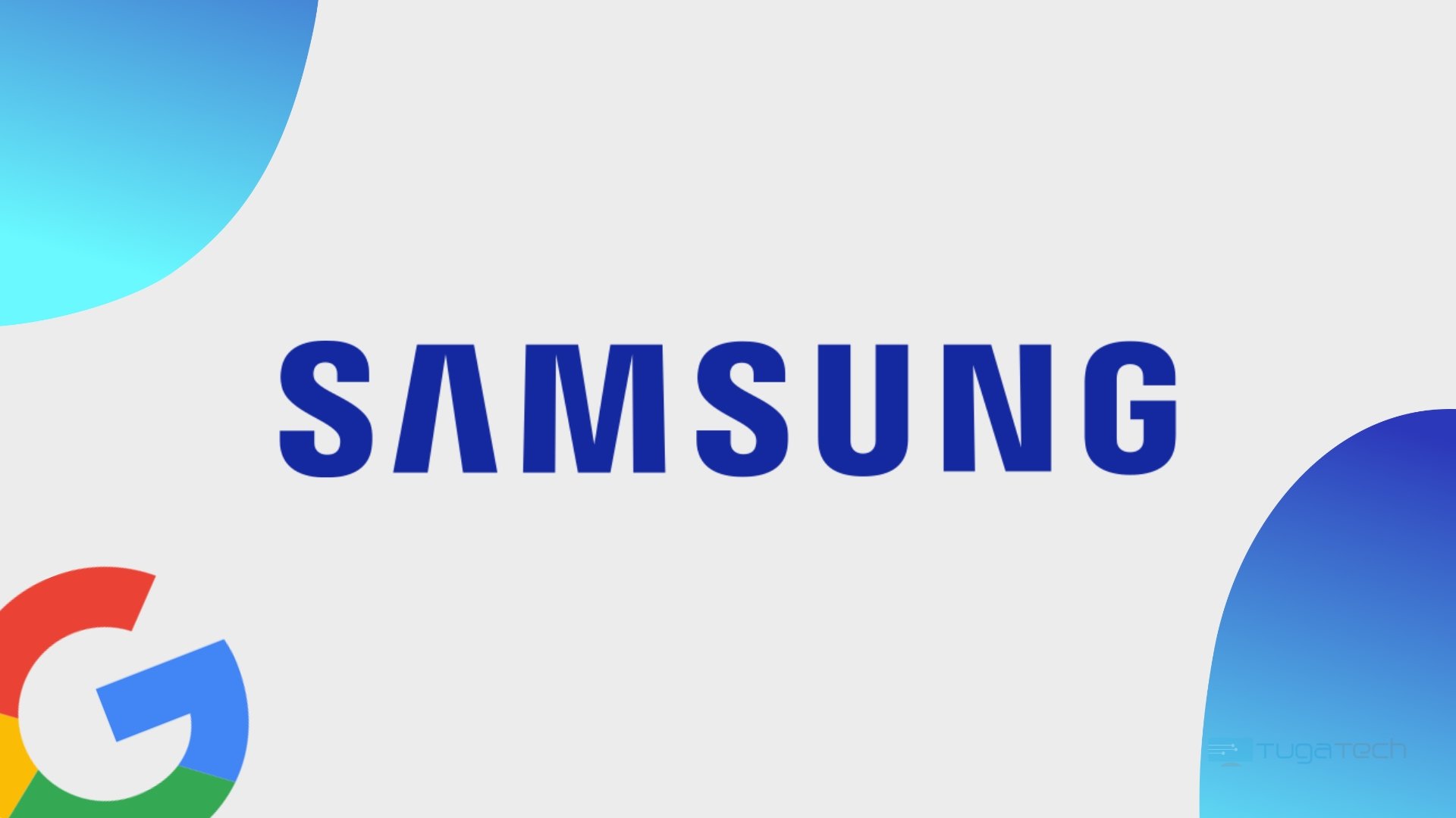 Samsung com logo da Google a olhar