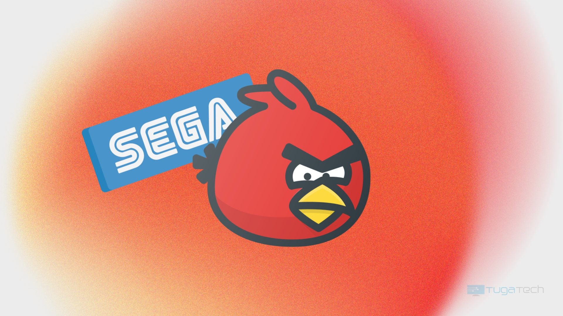 Angry Birds com logo da SEGA