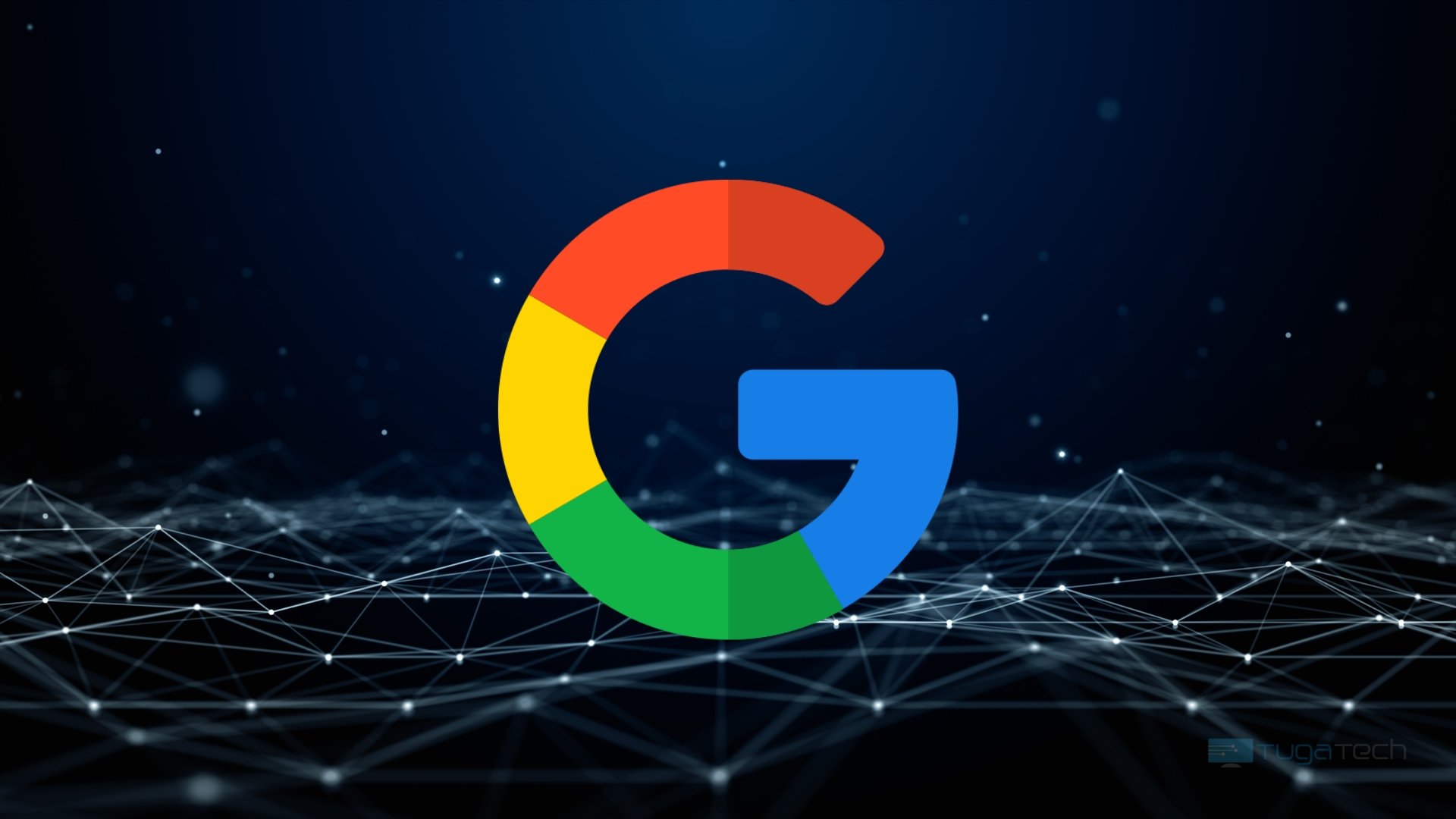 Google com fundo tech