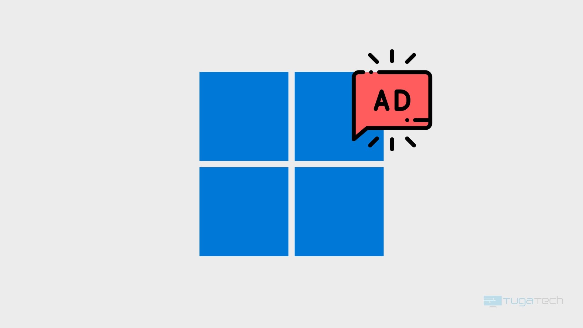 Windows 11 com publicidade
