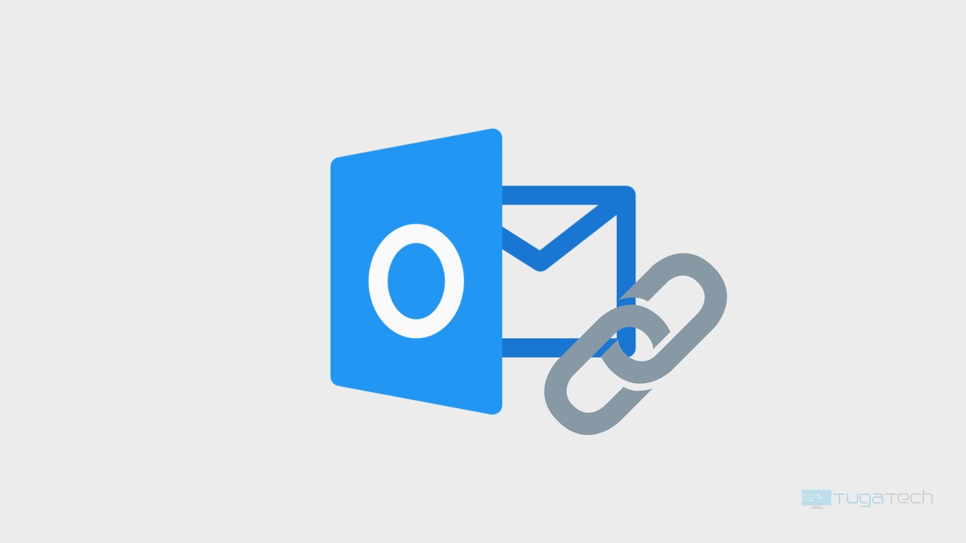 Logo do Outlook com link