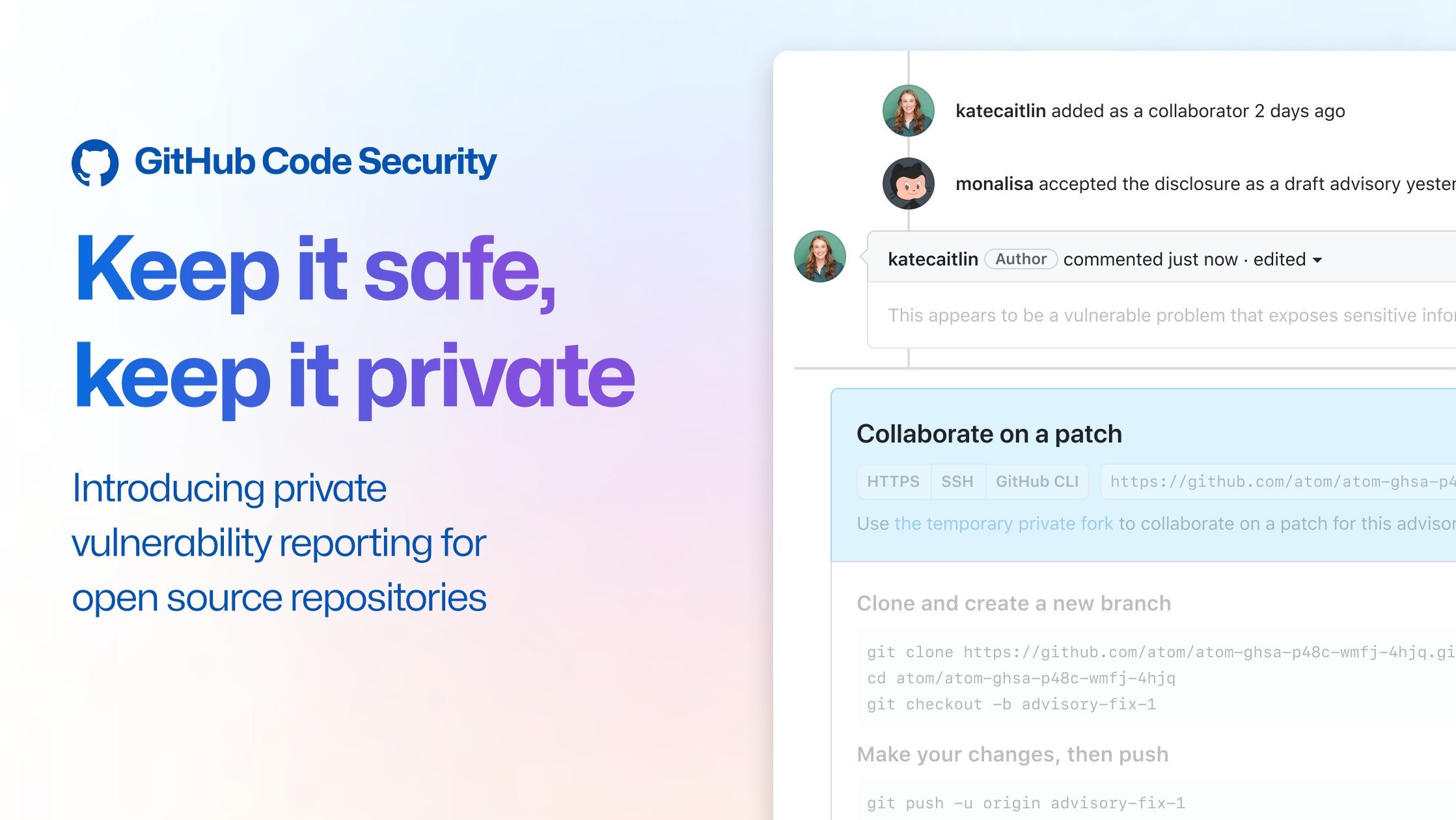 GitHub reportar vulnerabilidades em repositórios