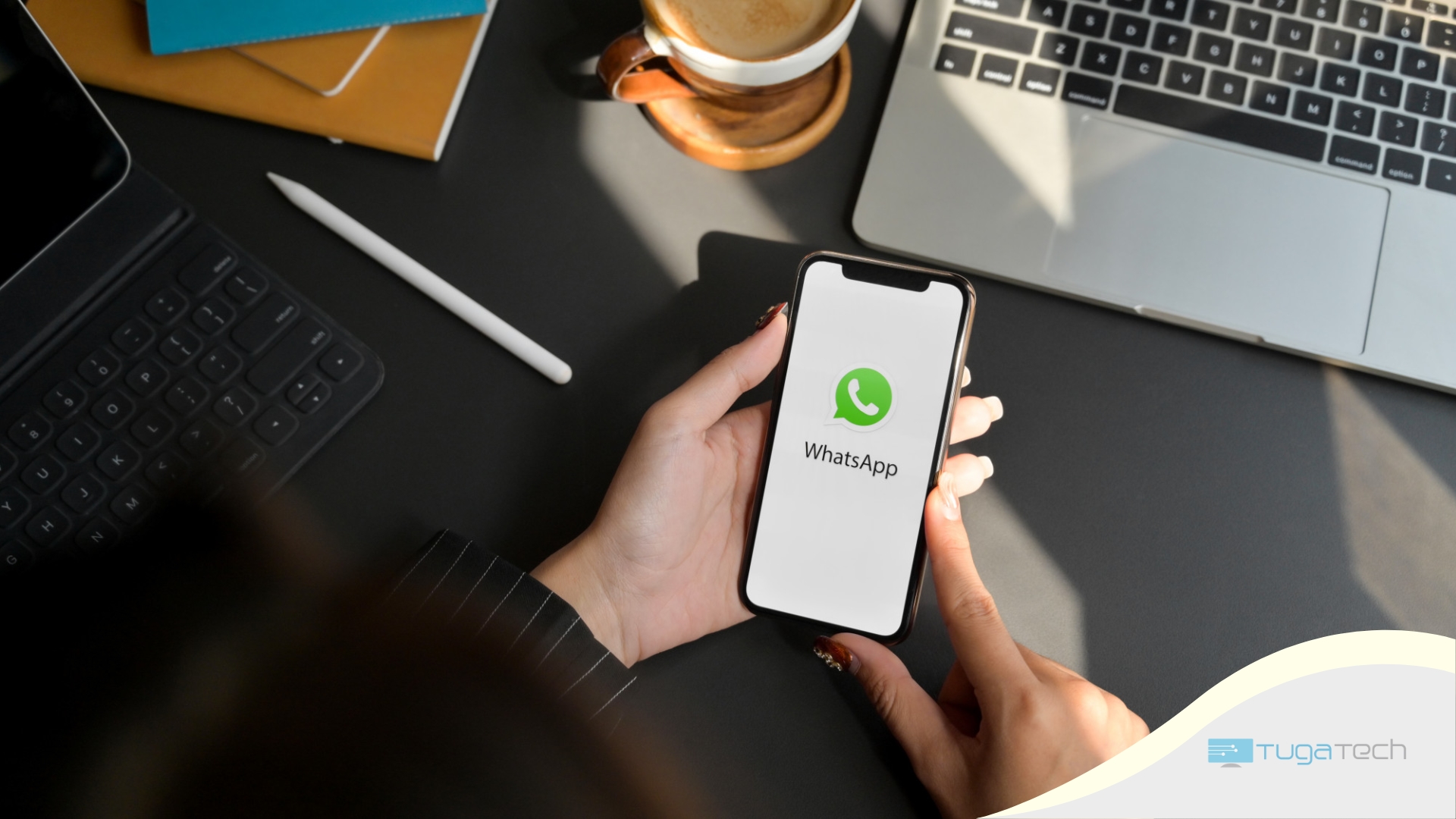 WhatsApp a ser usado por utilizador