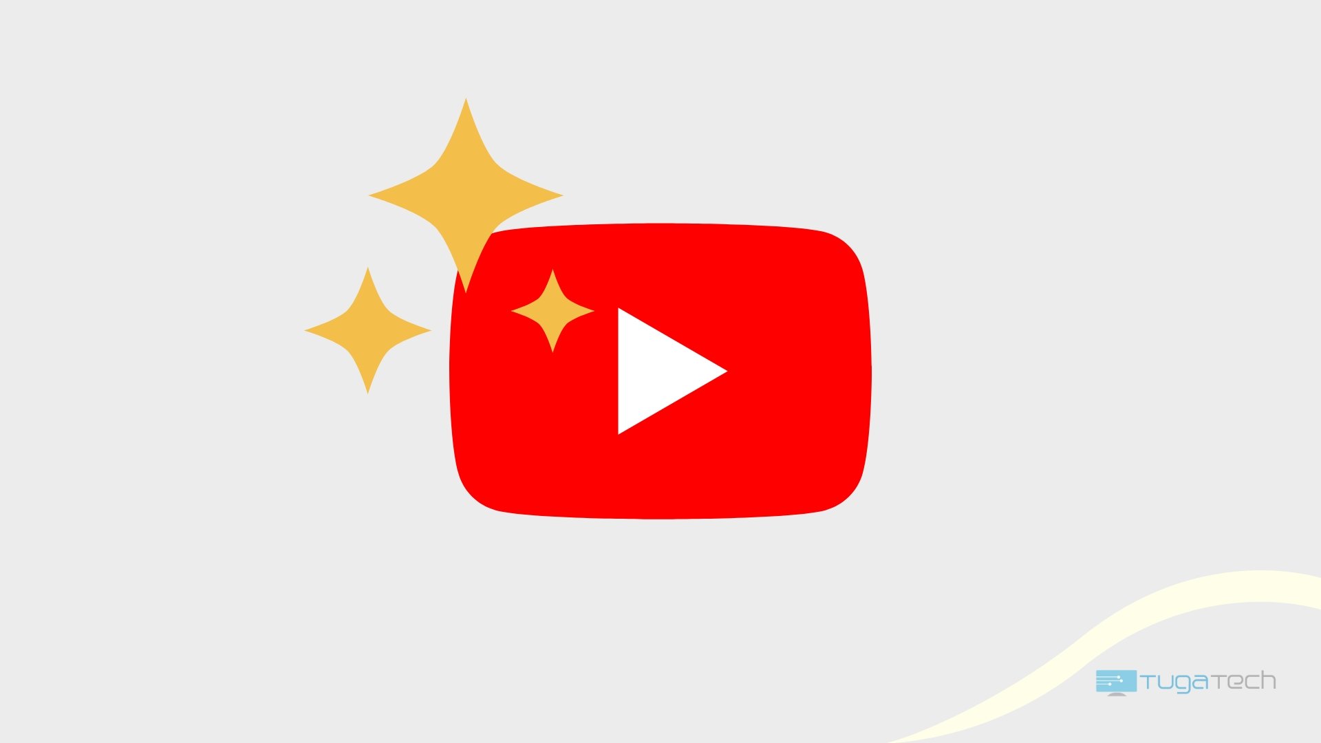 Logo do YouTube com sinais de imagem novos