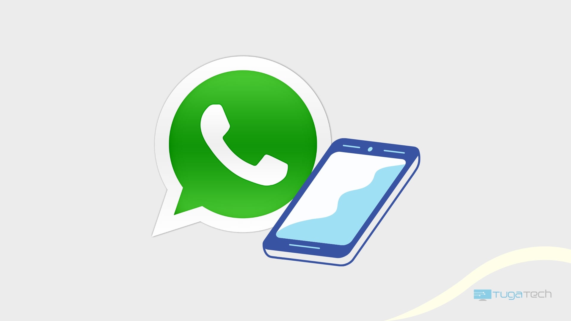 WhatsApp logo da plataforma com telefone