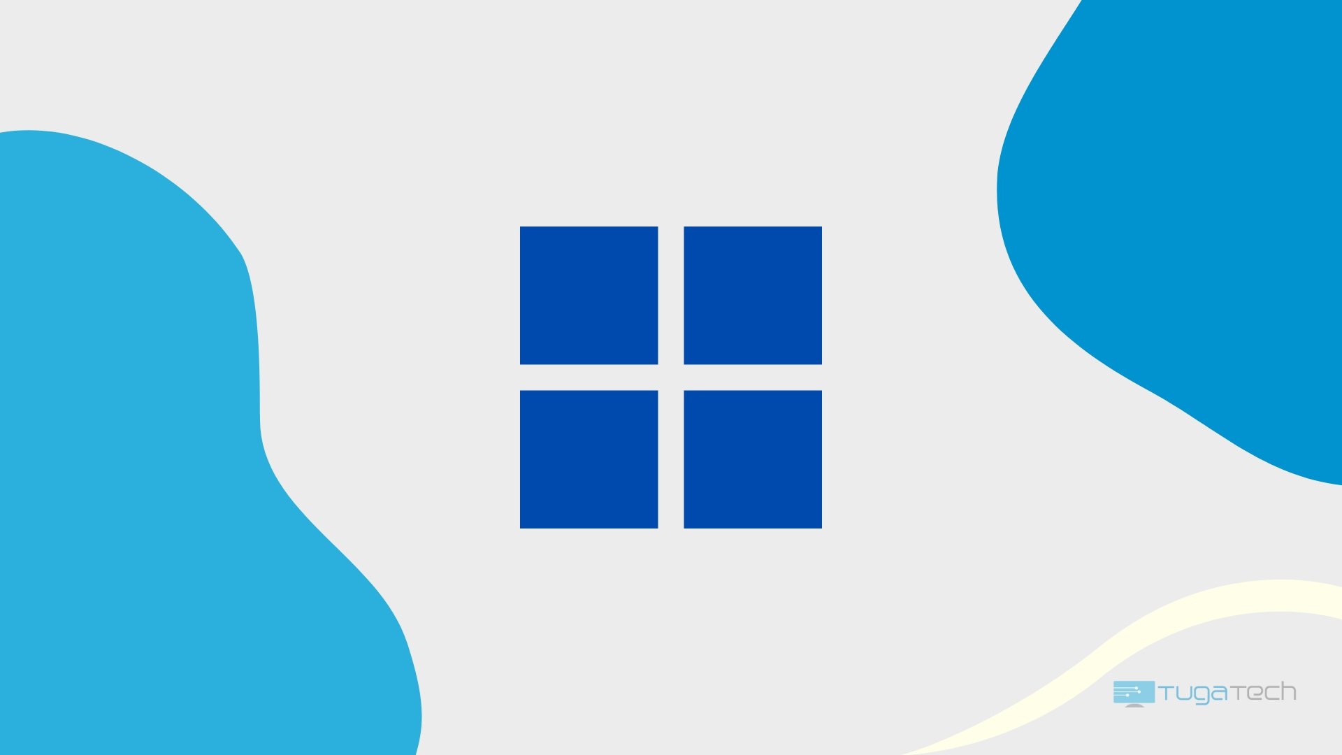 Windows 11 logo do sistema com fundo colorido