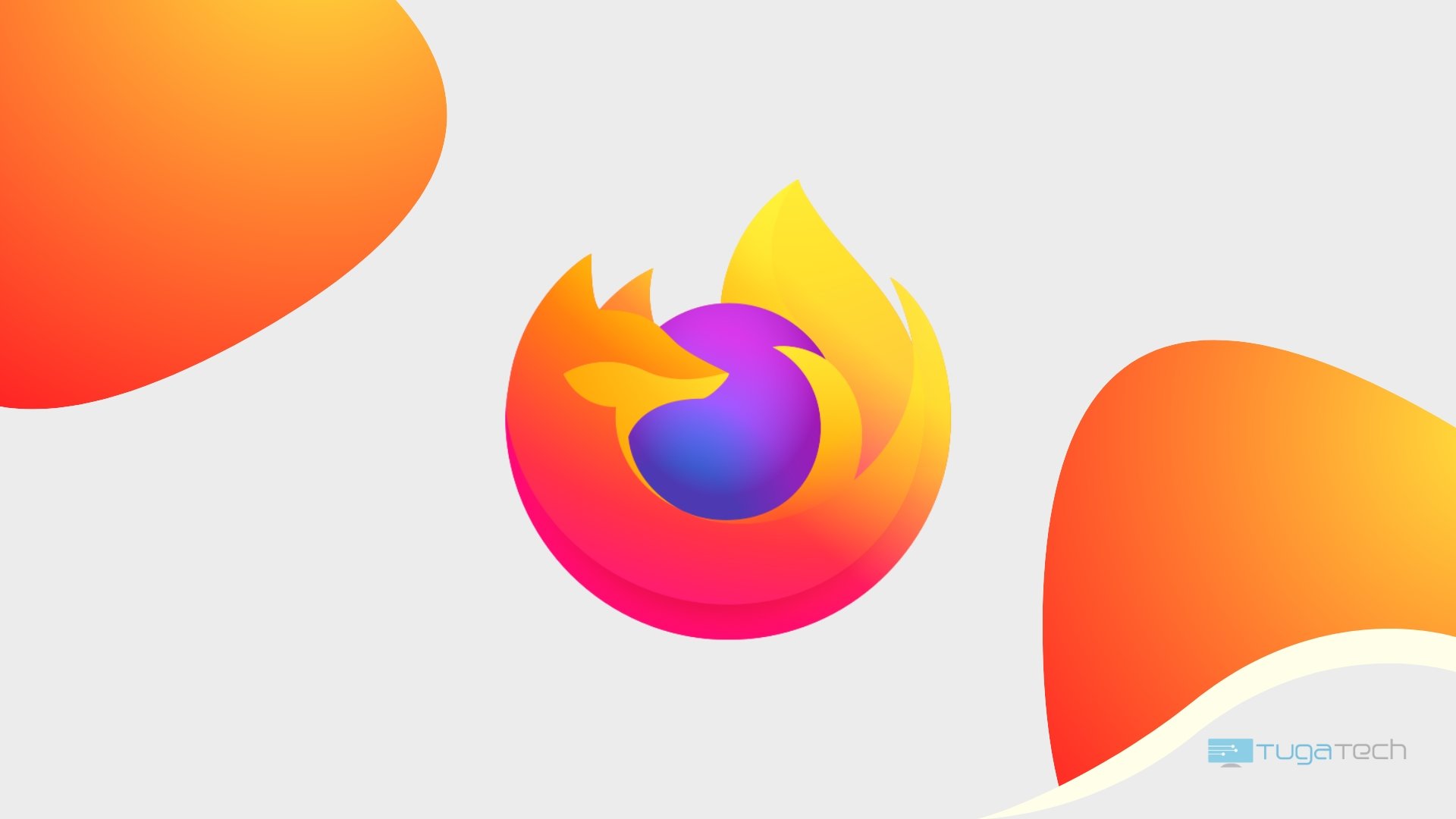 Firefox logo do navegador em destaque