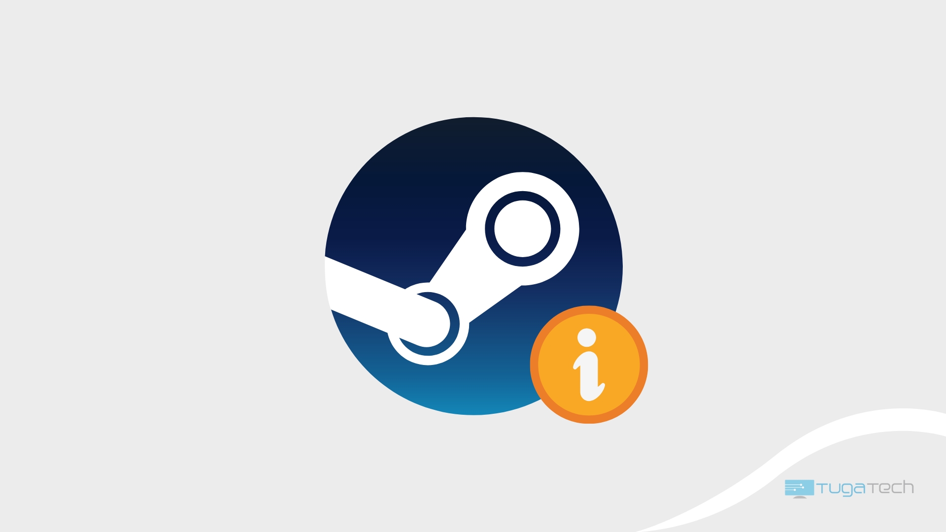 Steam com sinal de alerta
