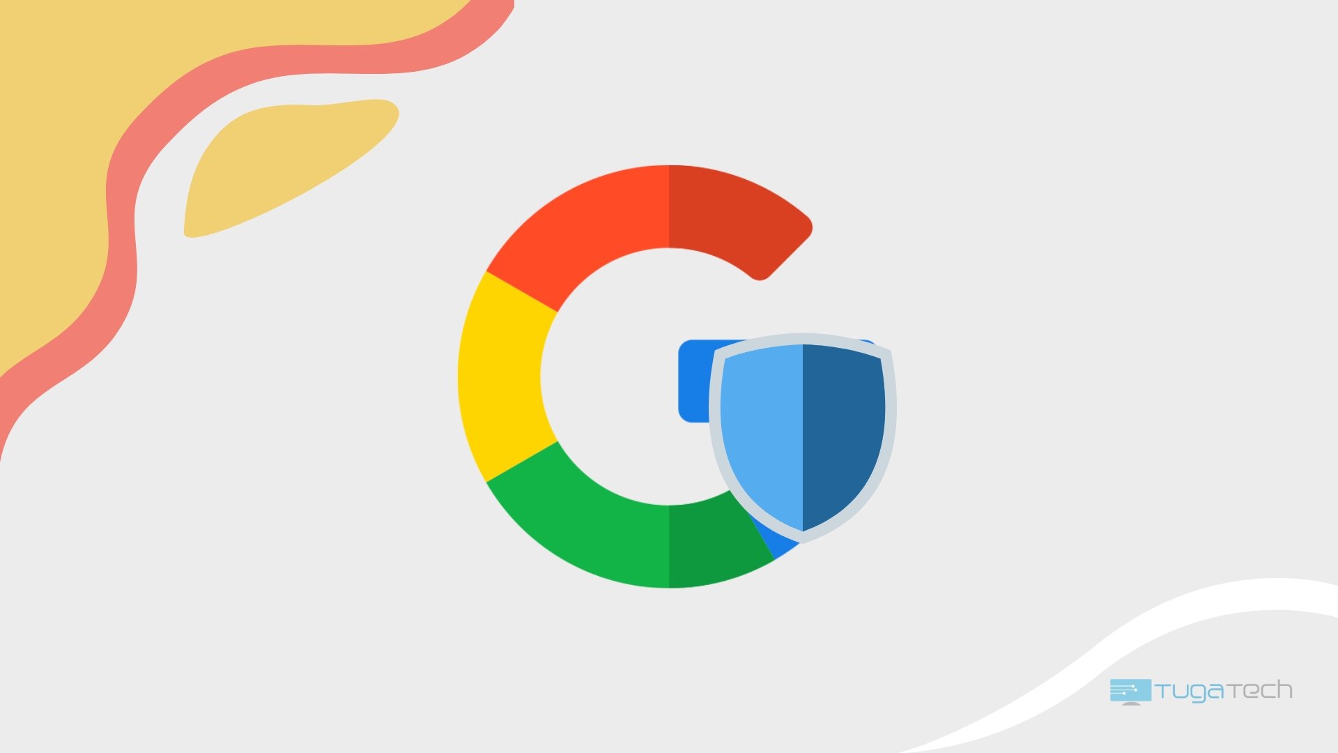 Google com escudo de defesa