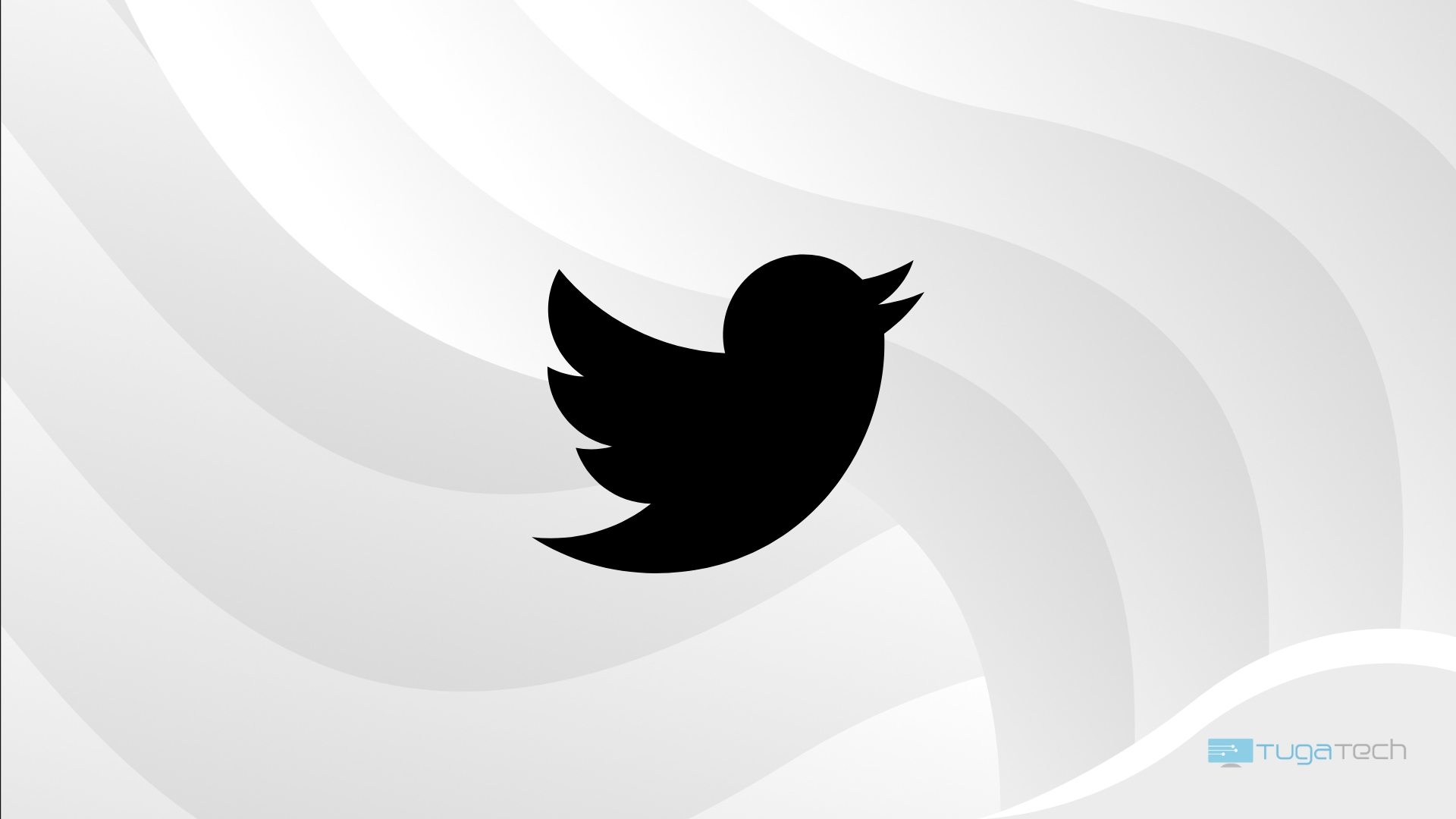 Twitter sobre fundo branco