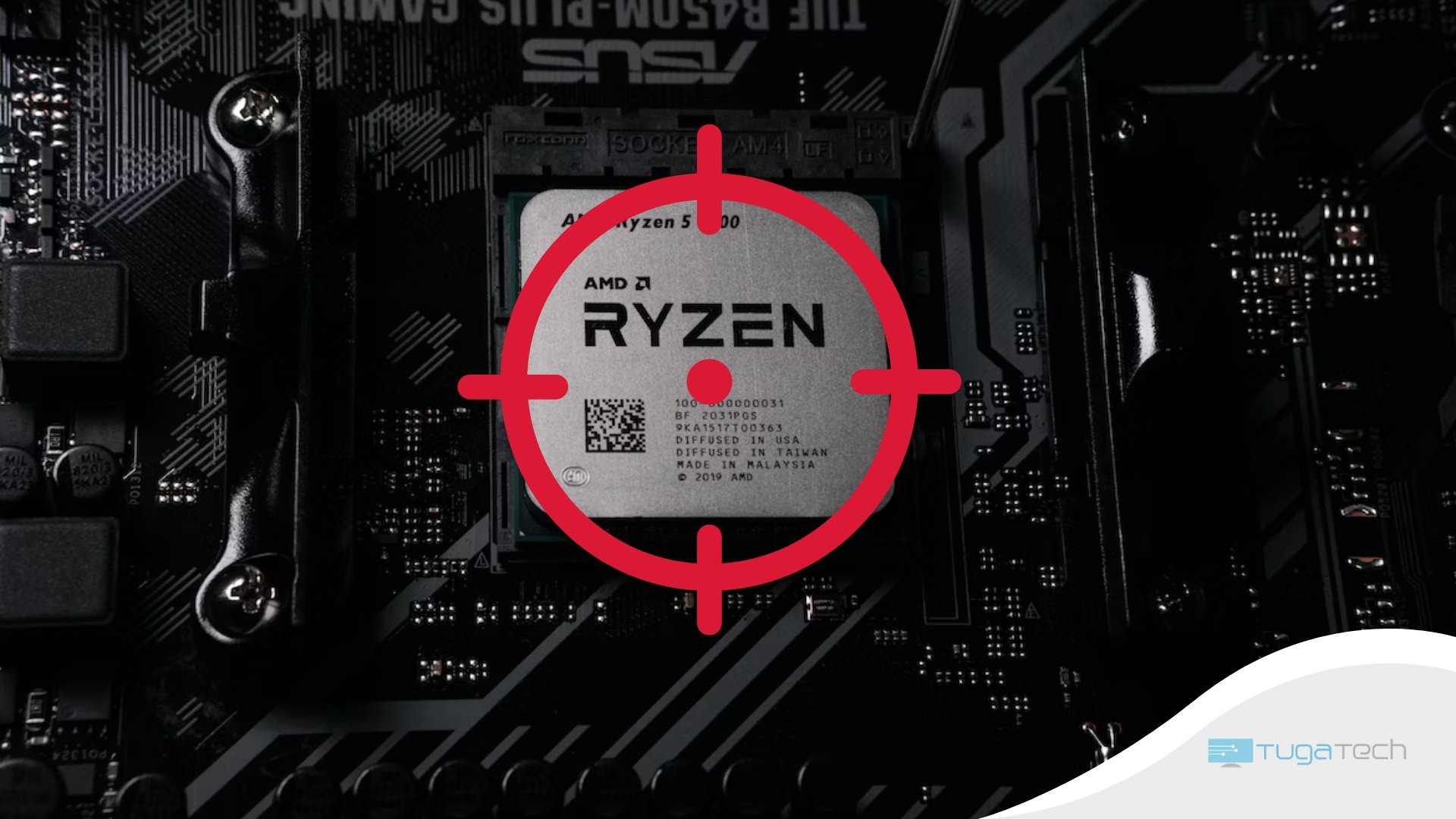 AMD Ryzen processador sobre mira
