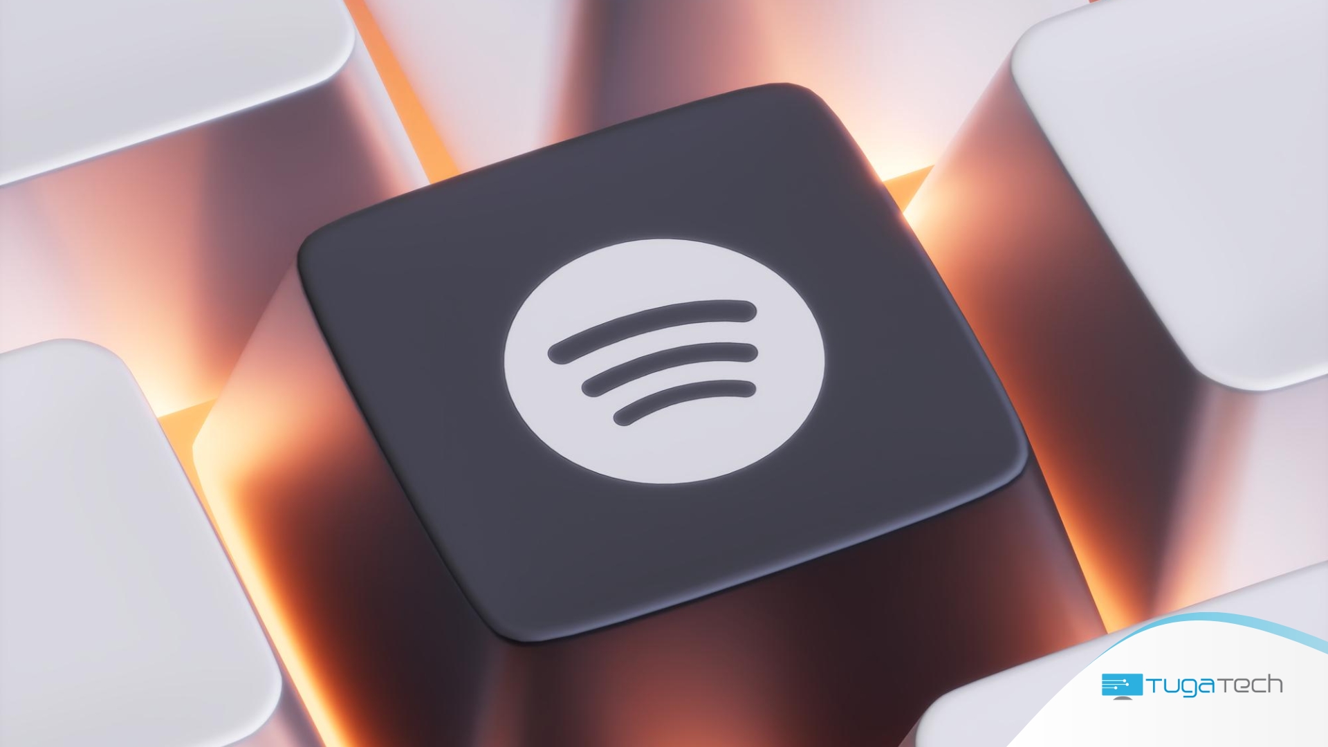 Spotify em teclado