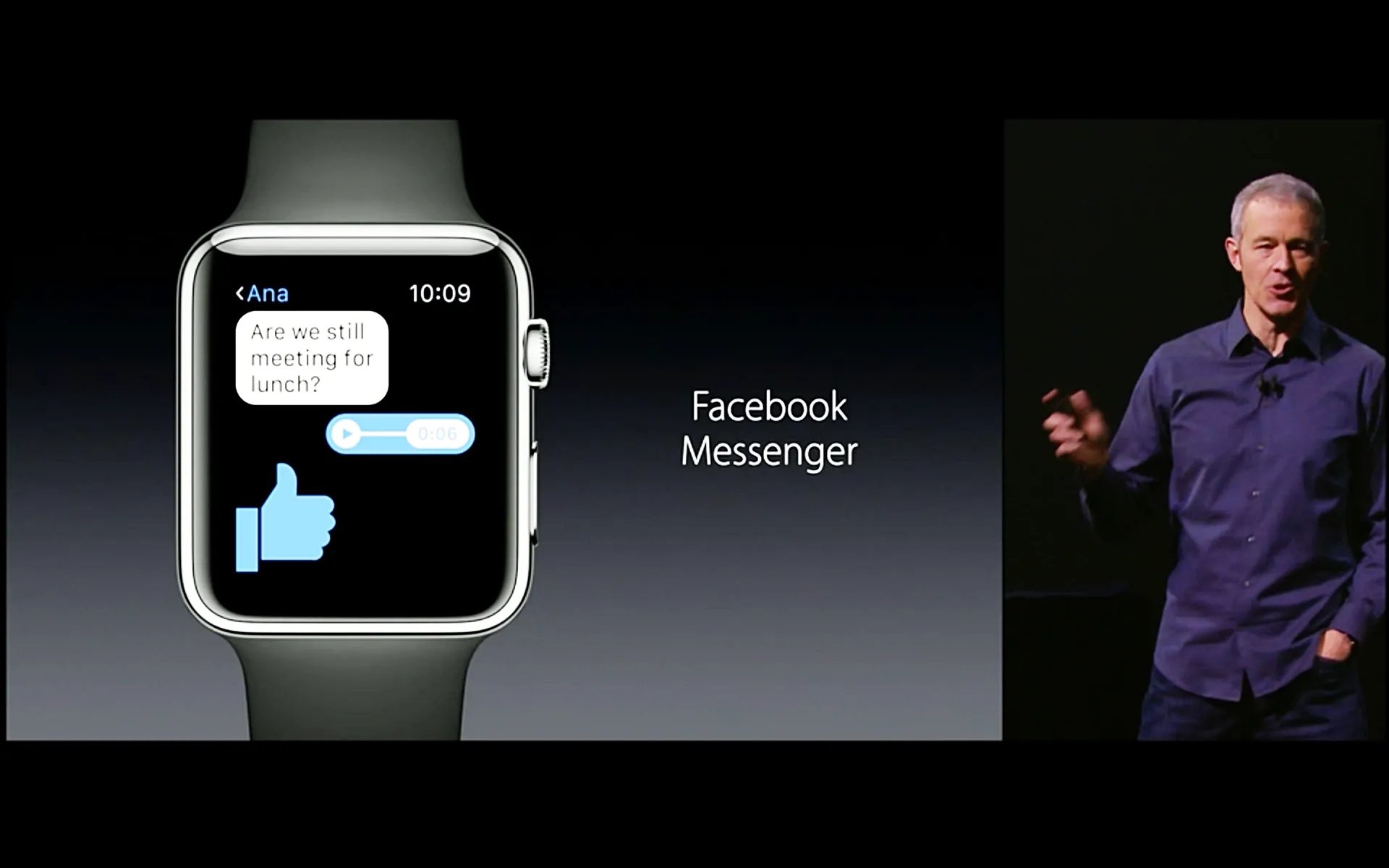 Messenger no Apple Watch