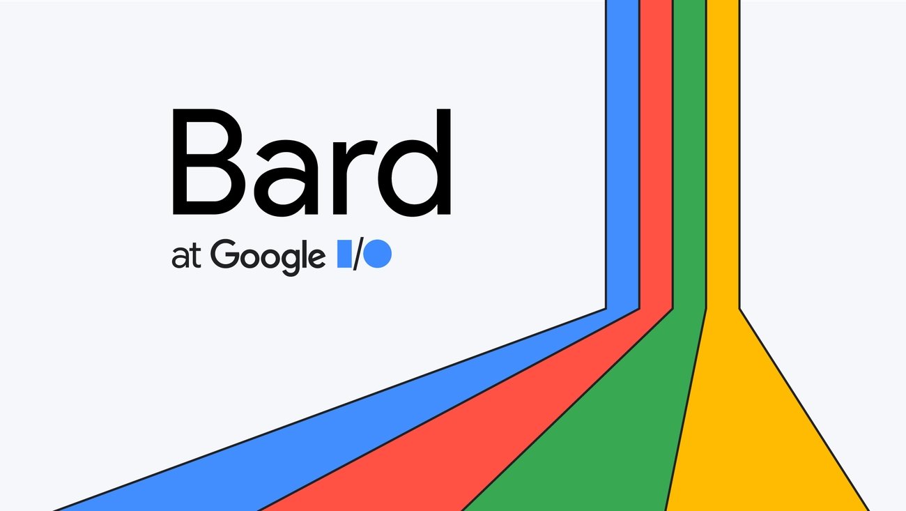 Google Bard durante o evento da empresa