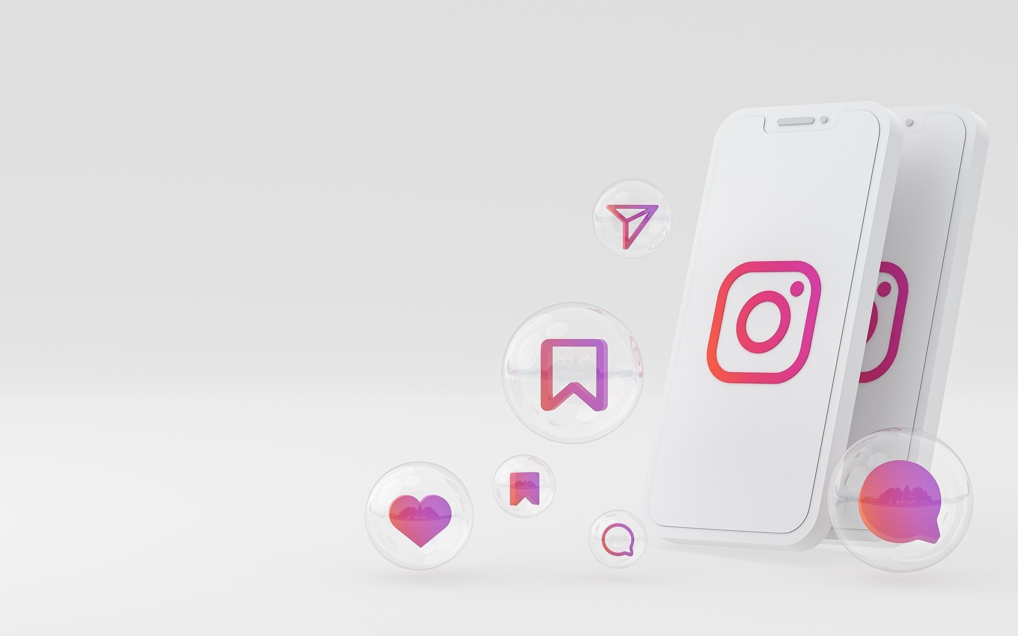App do Instagram em smartphone
