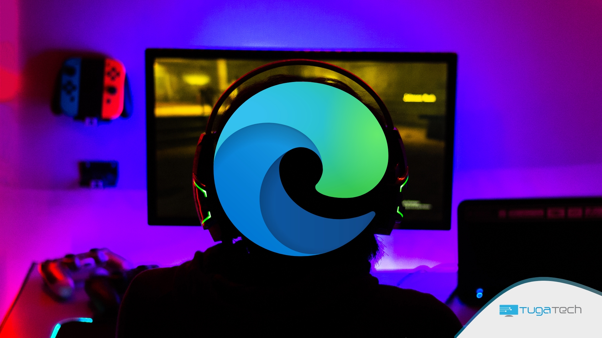 Edge em modo gamer