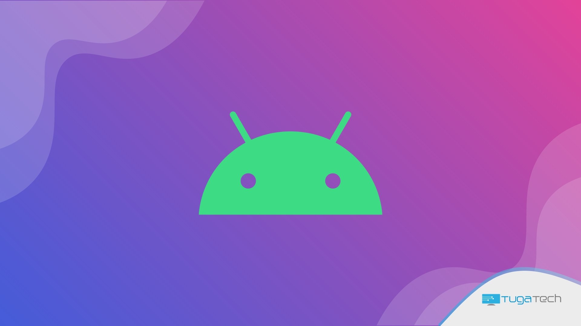 Android 14 logo do sistema operativo