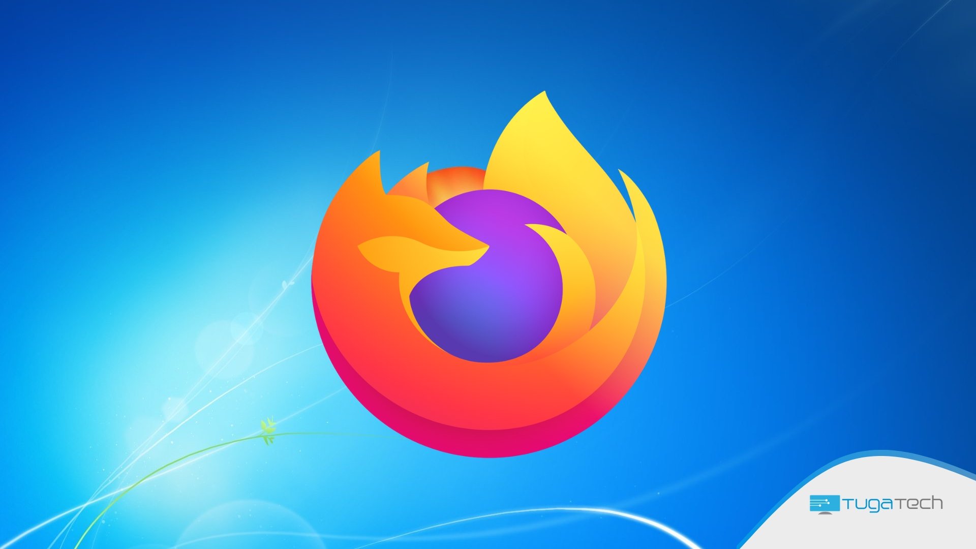 Firefox com fundo do Windows 7