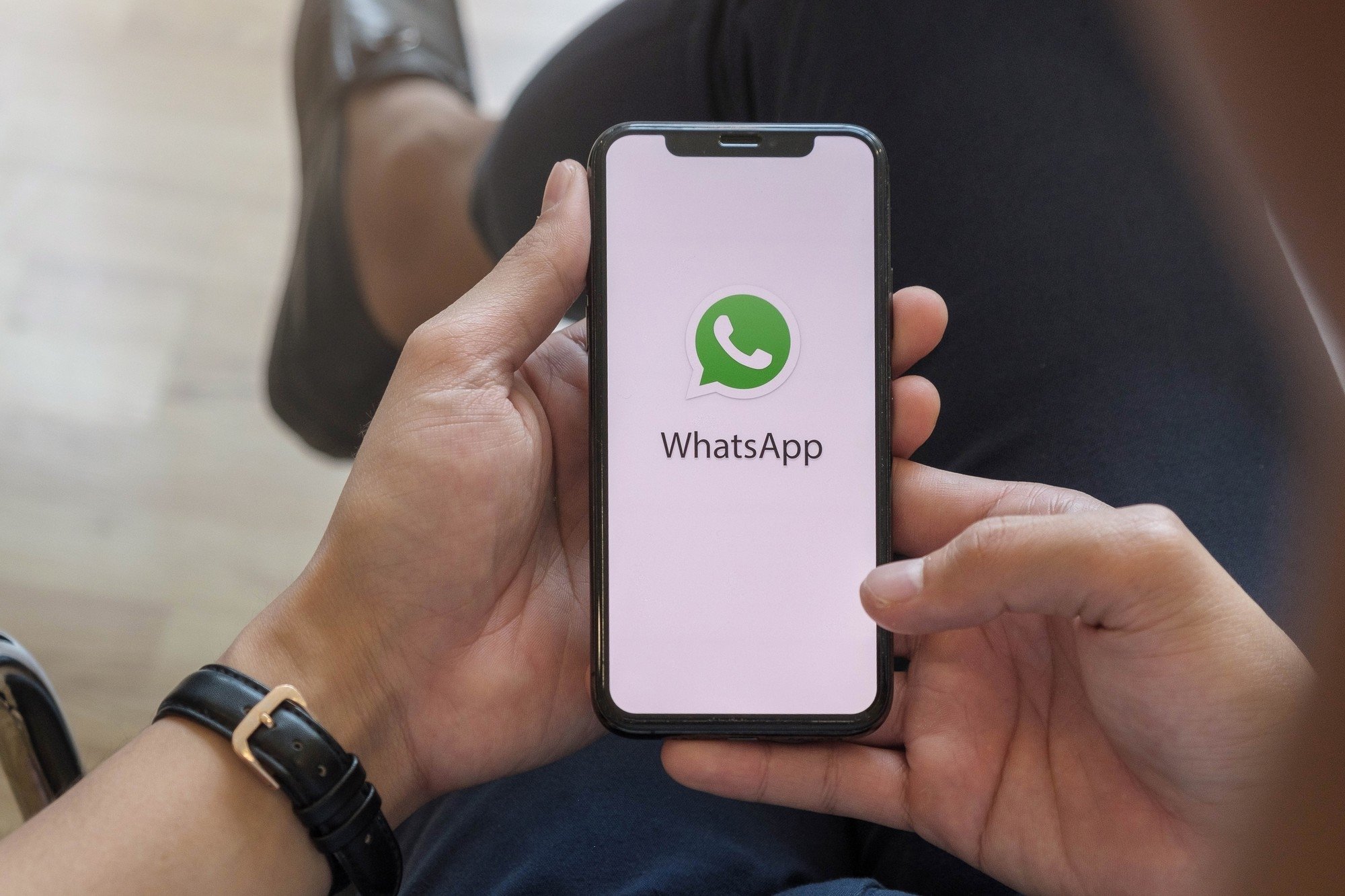 WhatsApp em smartphone