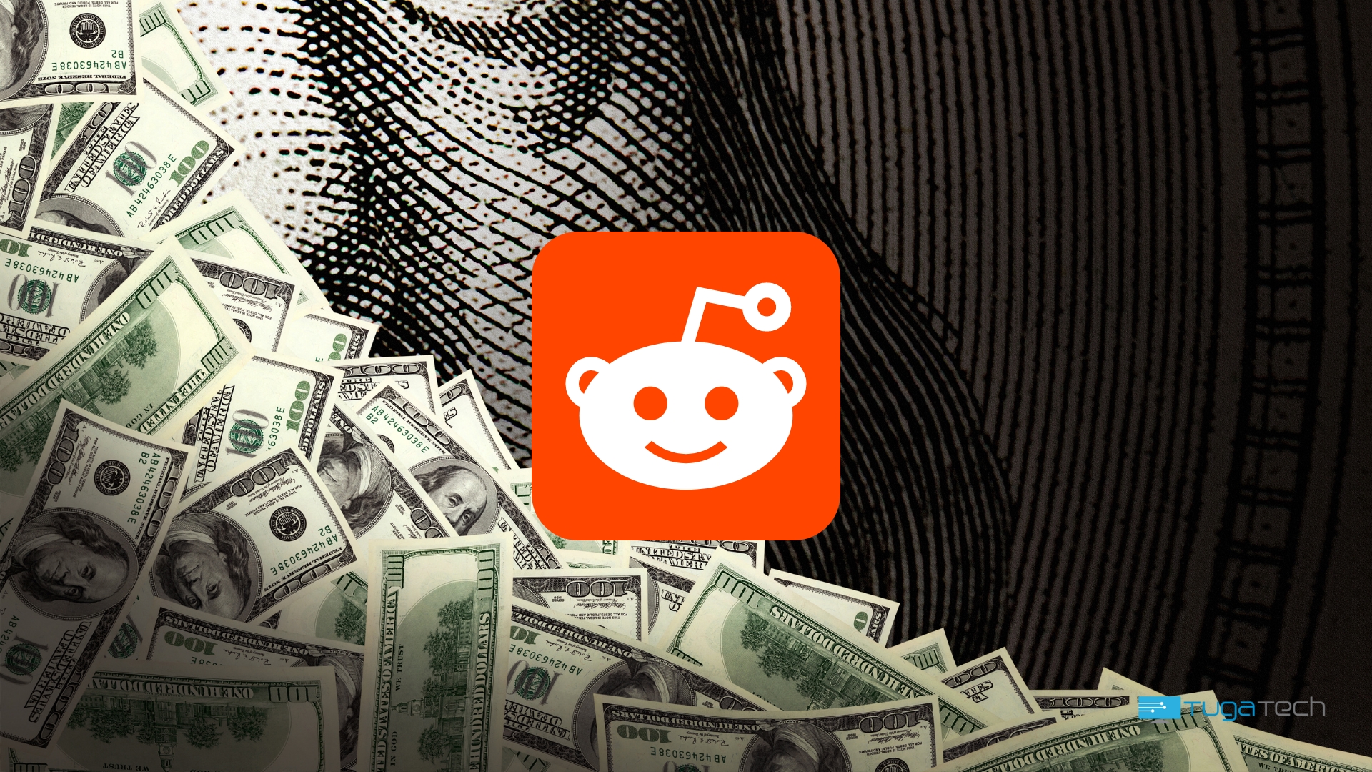 Reddit com fundo de dinheiro