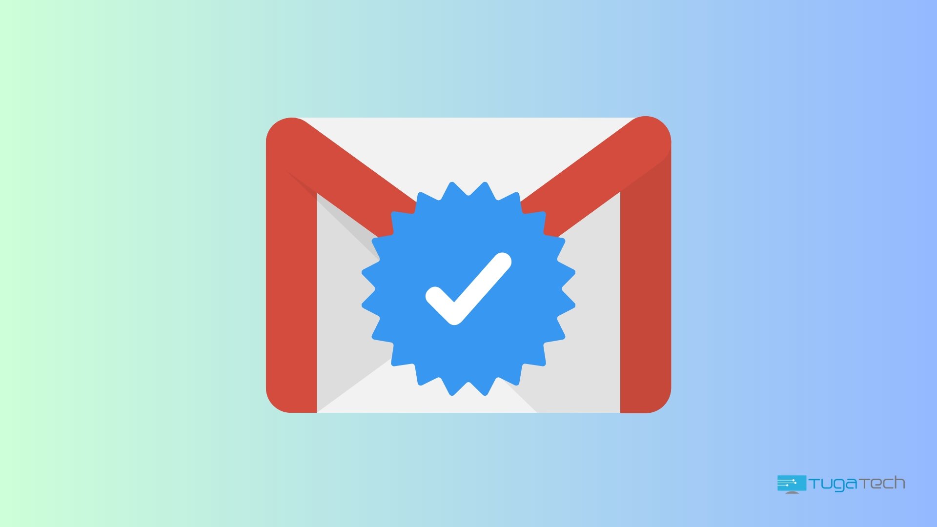 Gmail com sinal de verificado