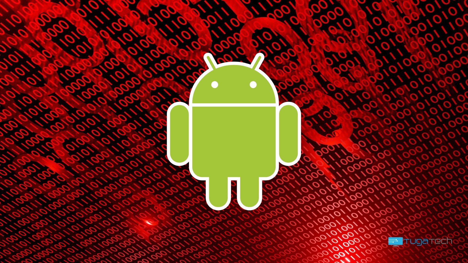 Android com código fonte a vermelho