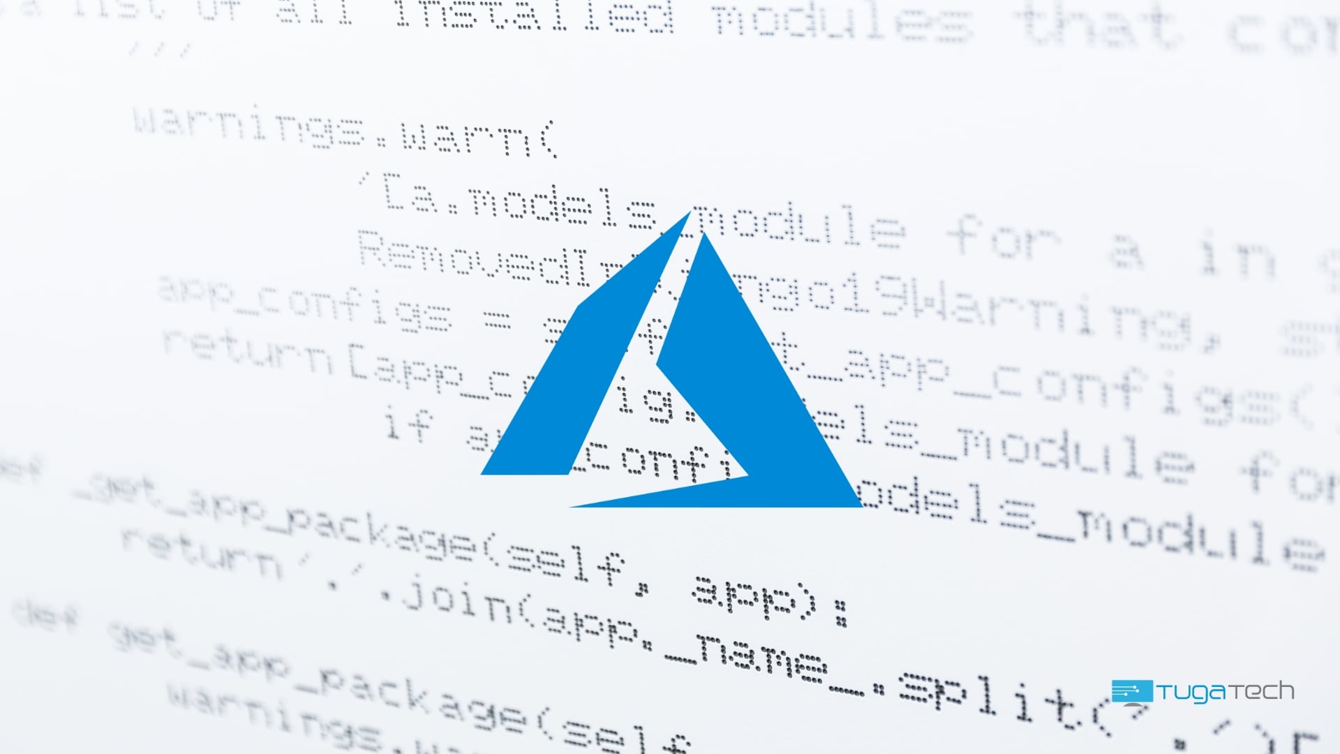 Microsoft Azure logo da plataforma
