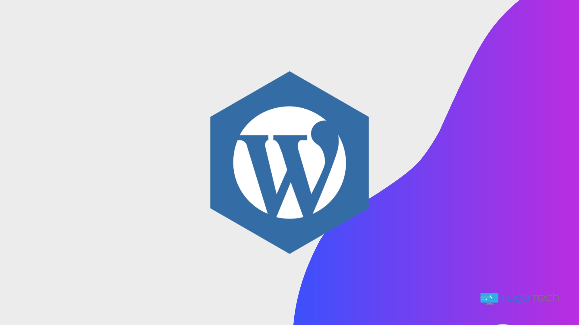 Wordpress com fundo azul