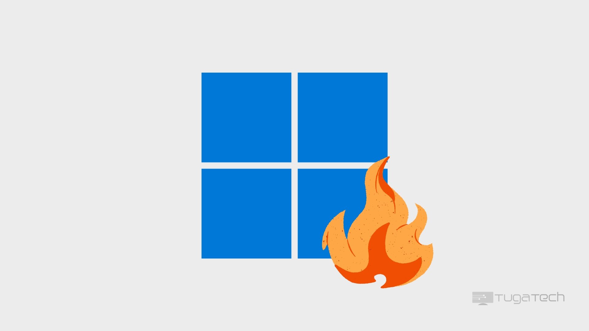 Windows 11 sob fogo