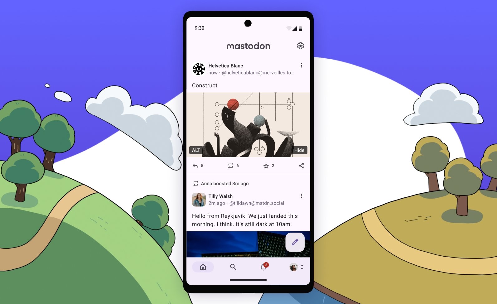 Aplicação oficial do Mastodon recebe nova atualização no Android