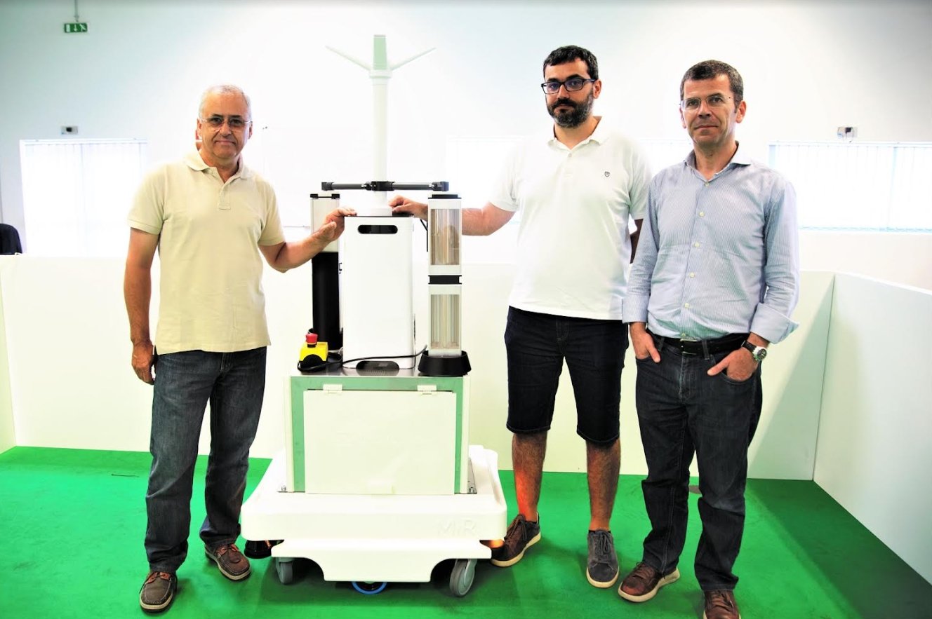 Projeto na Universidade de Aveiro desenvolve robot autónomo de desinfeção