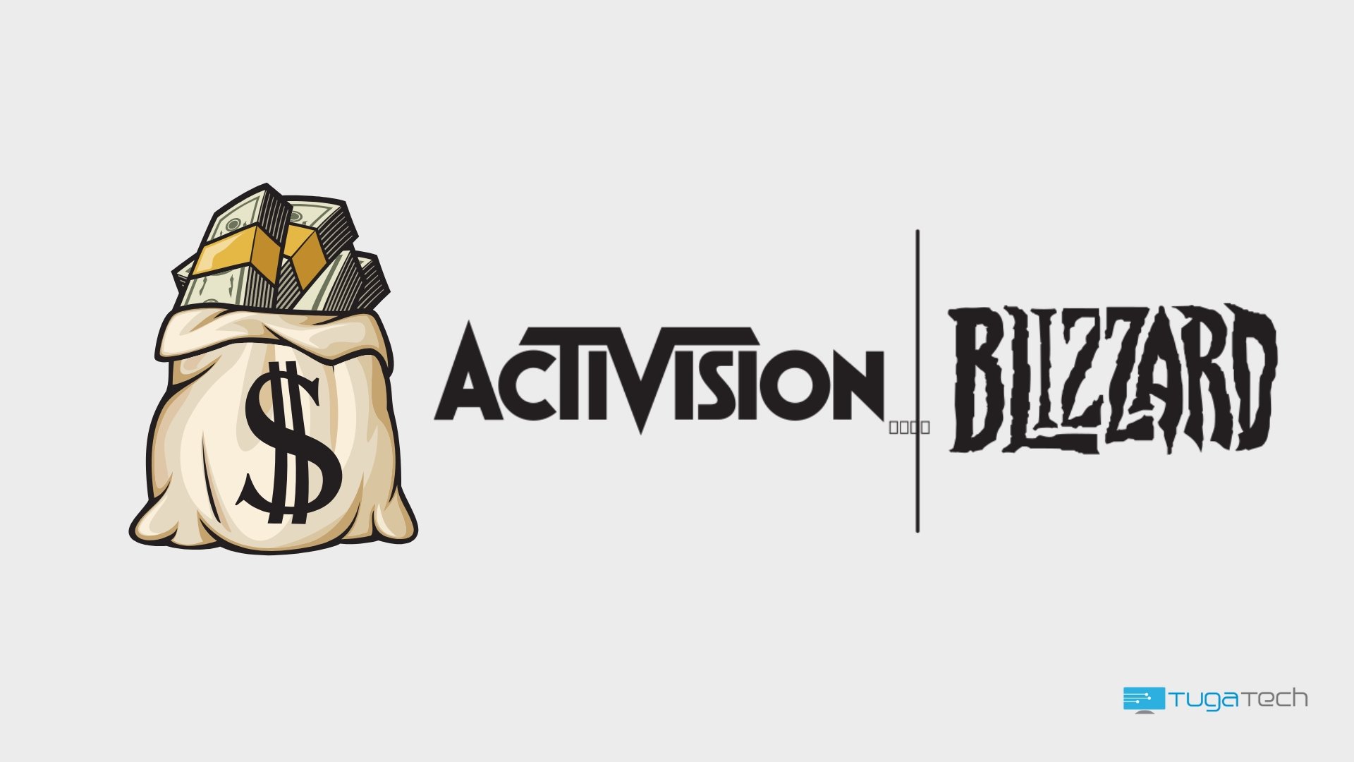 Activision Blizzard com saco de dinheiro