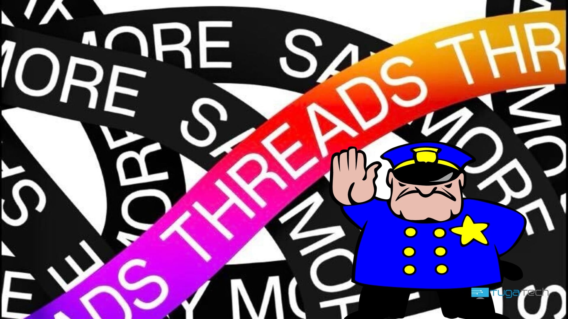 Threads com policia