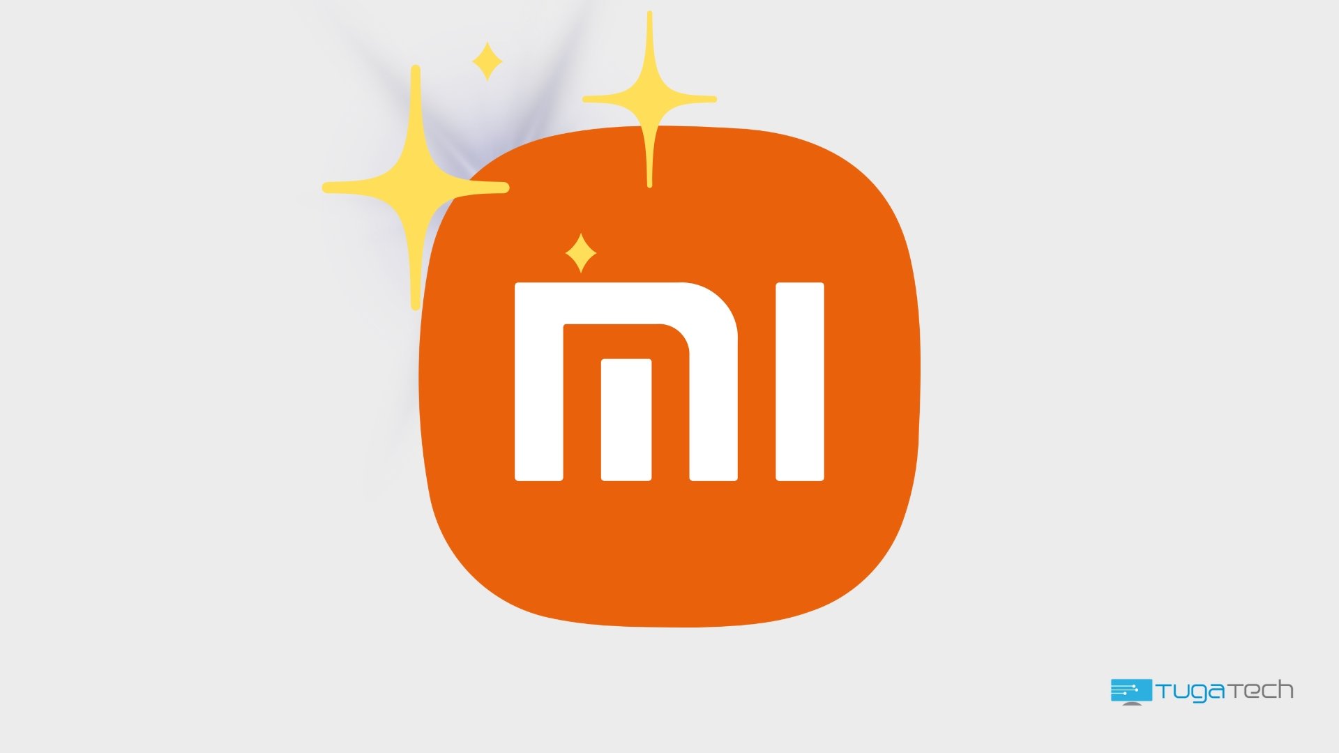 Logo da Xiaomi com sinais de novo