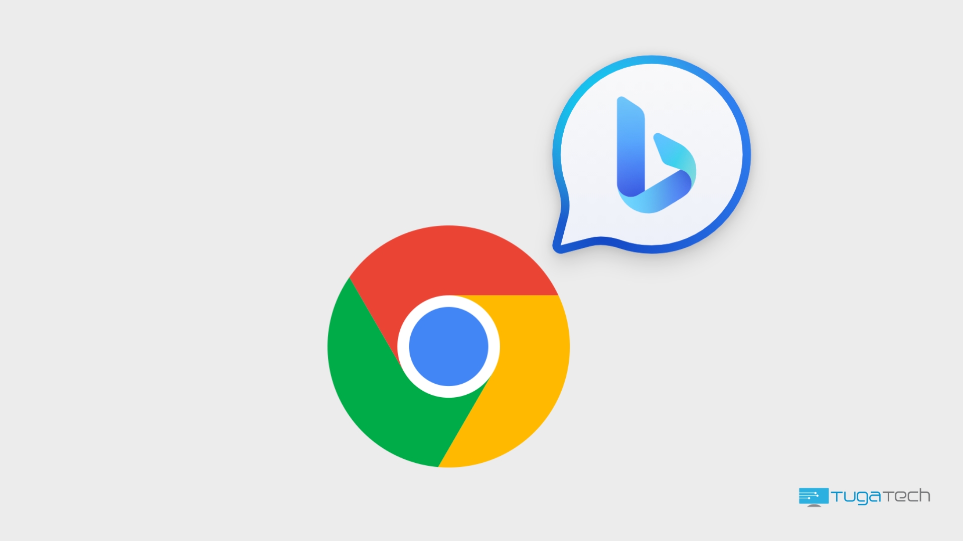 Bing Chat com logo do Chrome