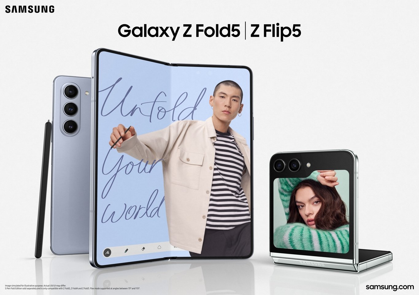 Samsung Galaxy Fold 5 e Flip 5