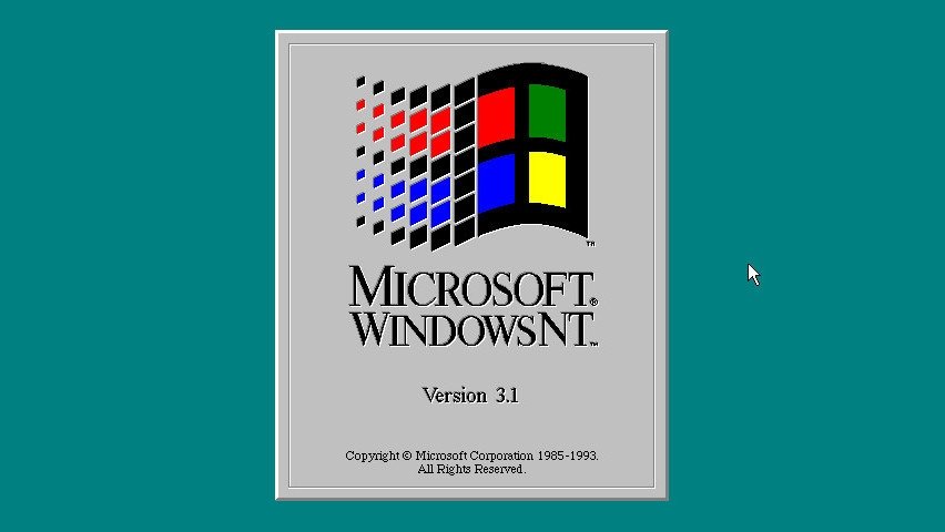Logo do Windows 3.1 inicial