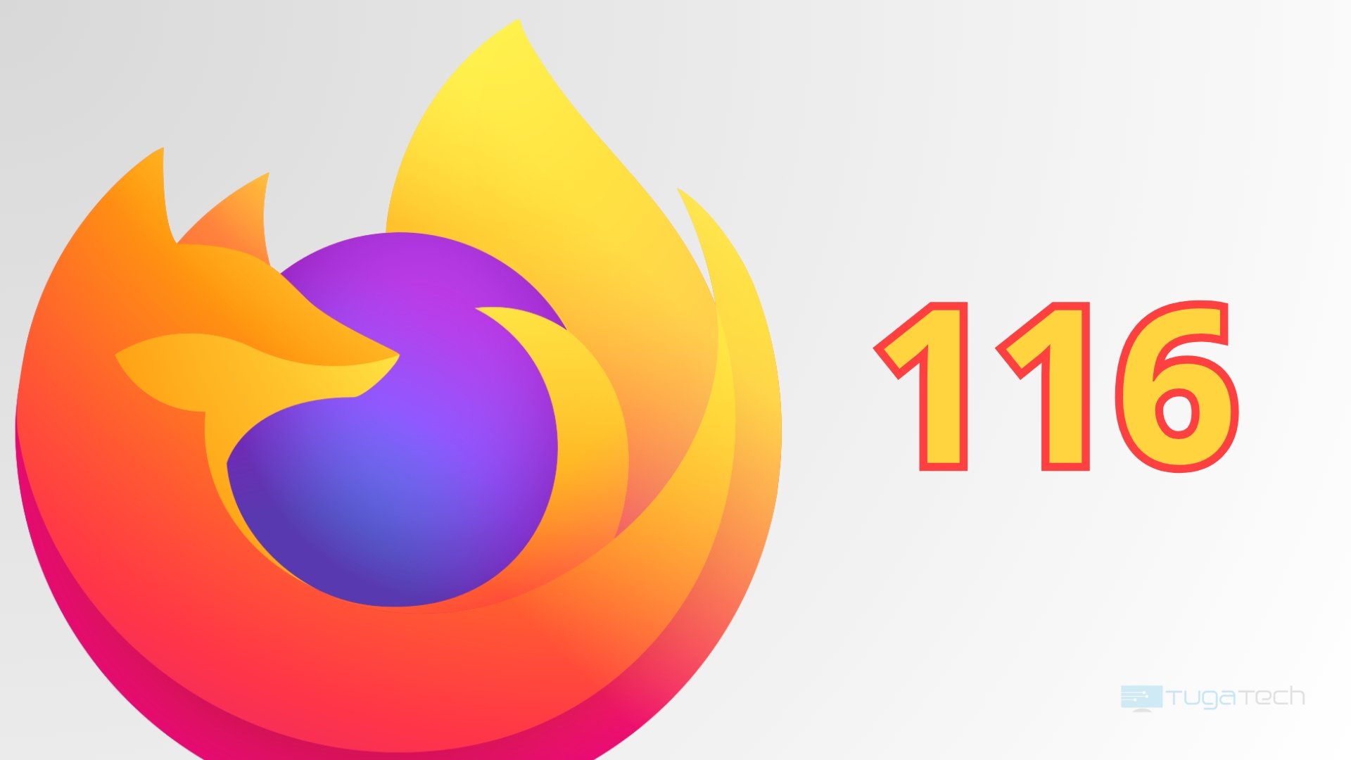 Firefox 116 logo do navegador