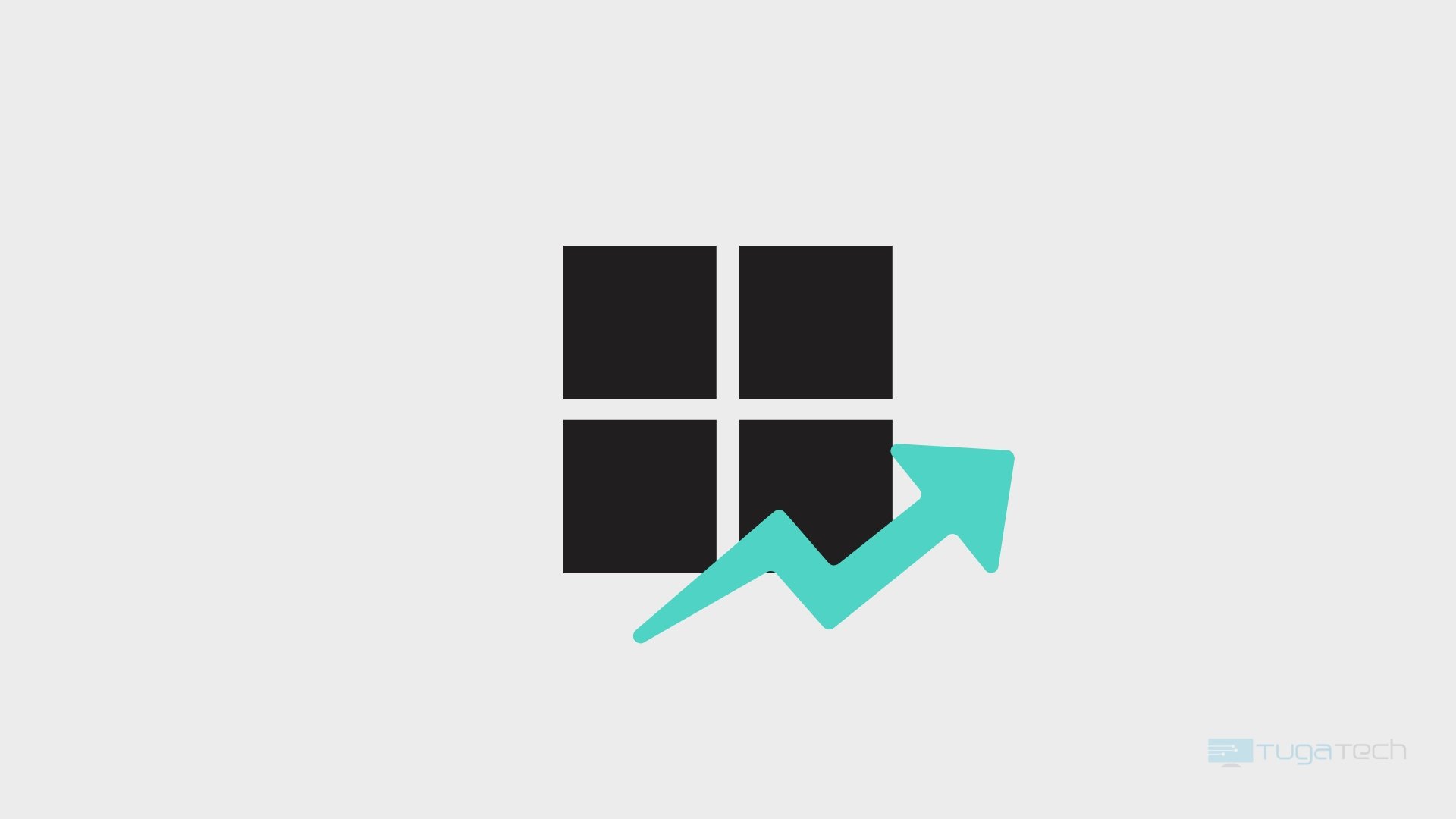 logo do Windows a crescer