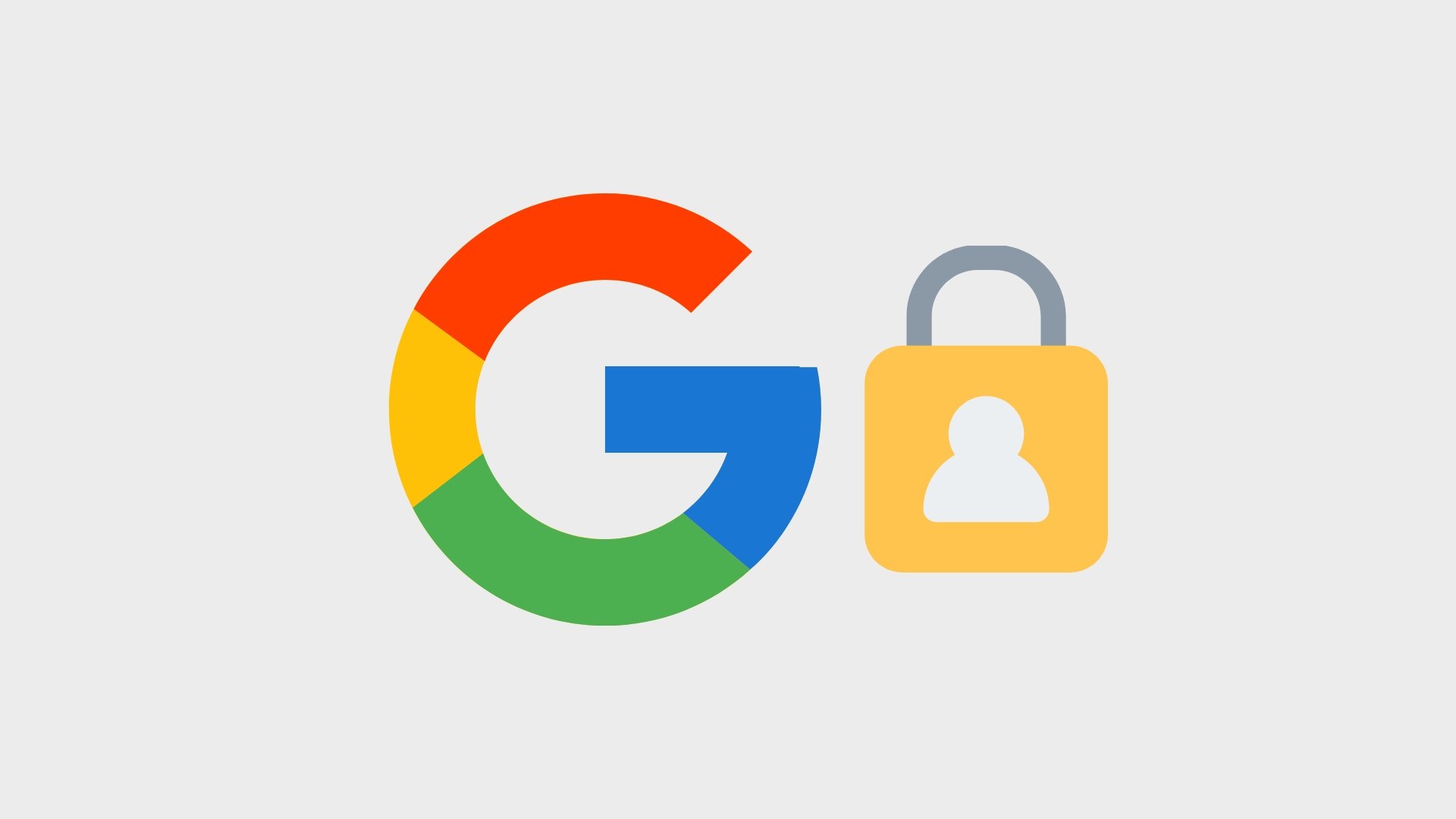 Google com cadeado de dados pessoais