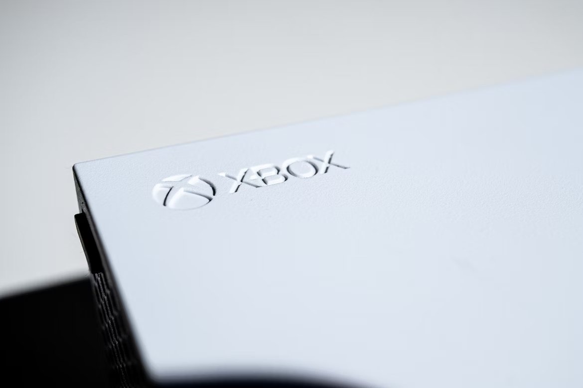 Logo da Xbox em consola