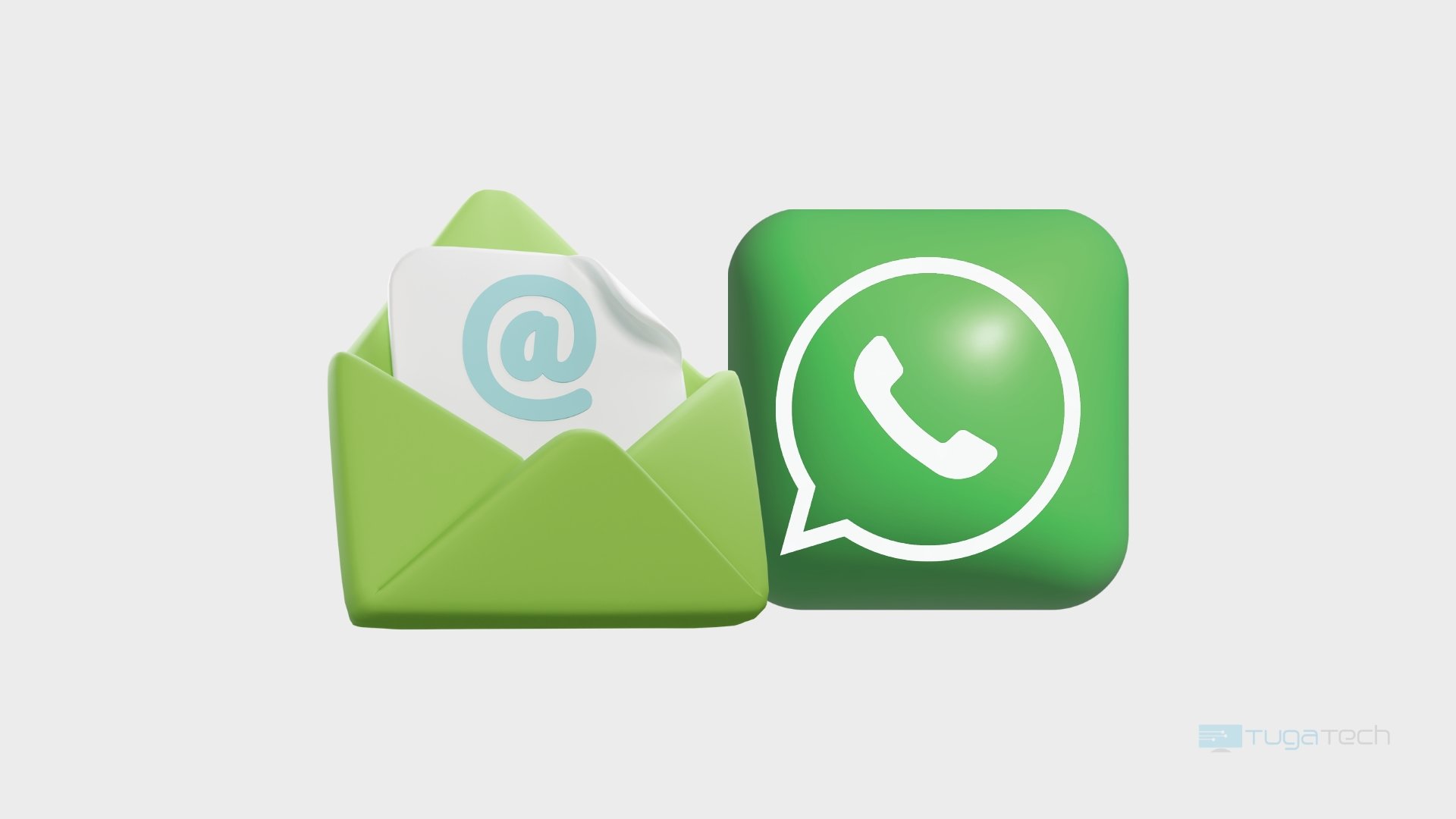 Logo do WhatsApp com email