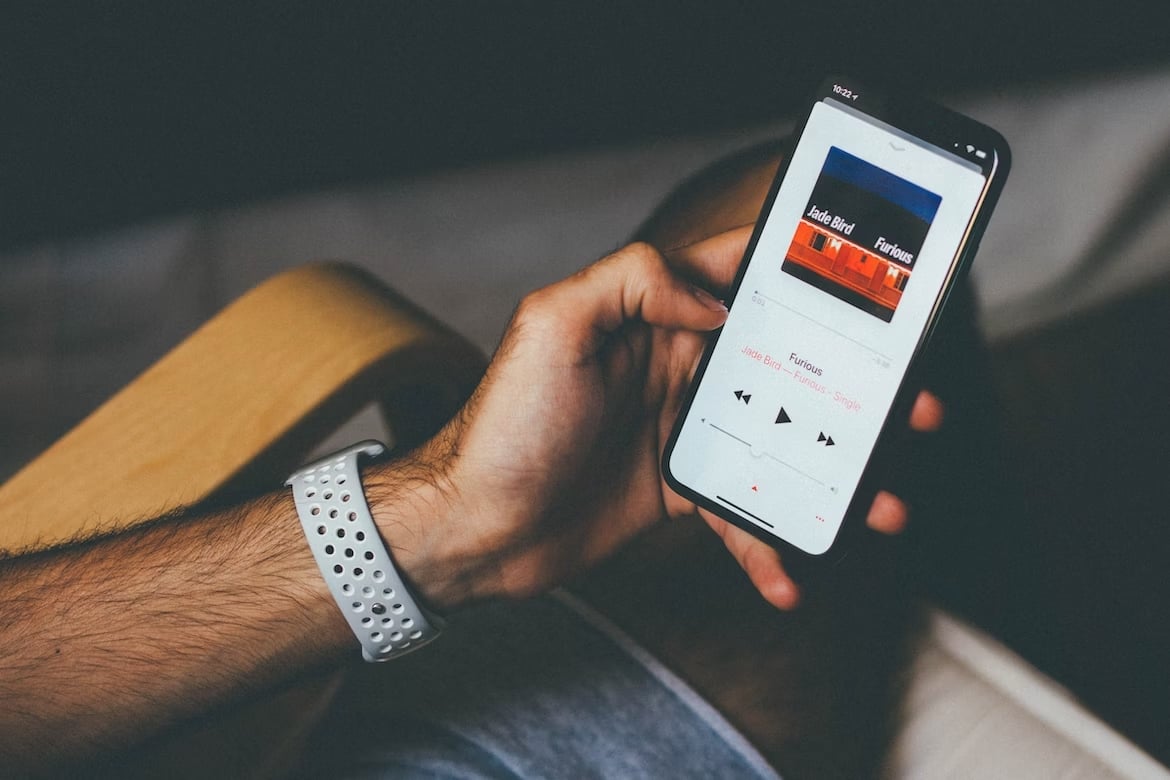 Apple Music em smartphone da Apple
