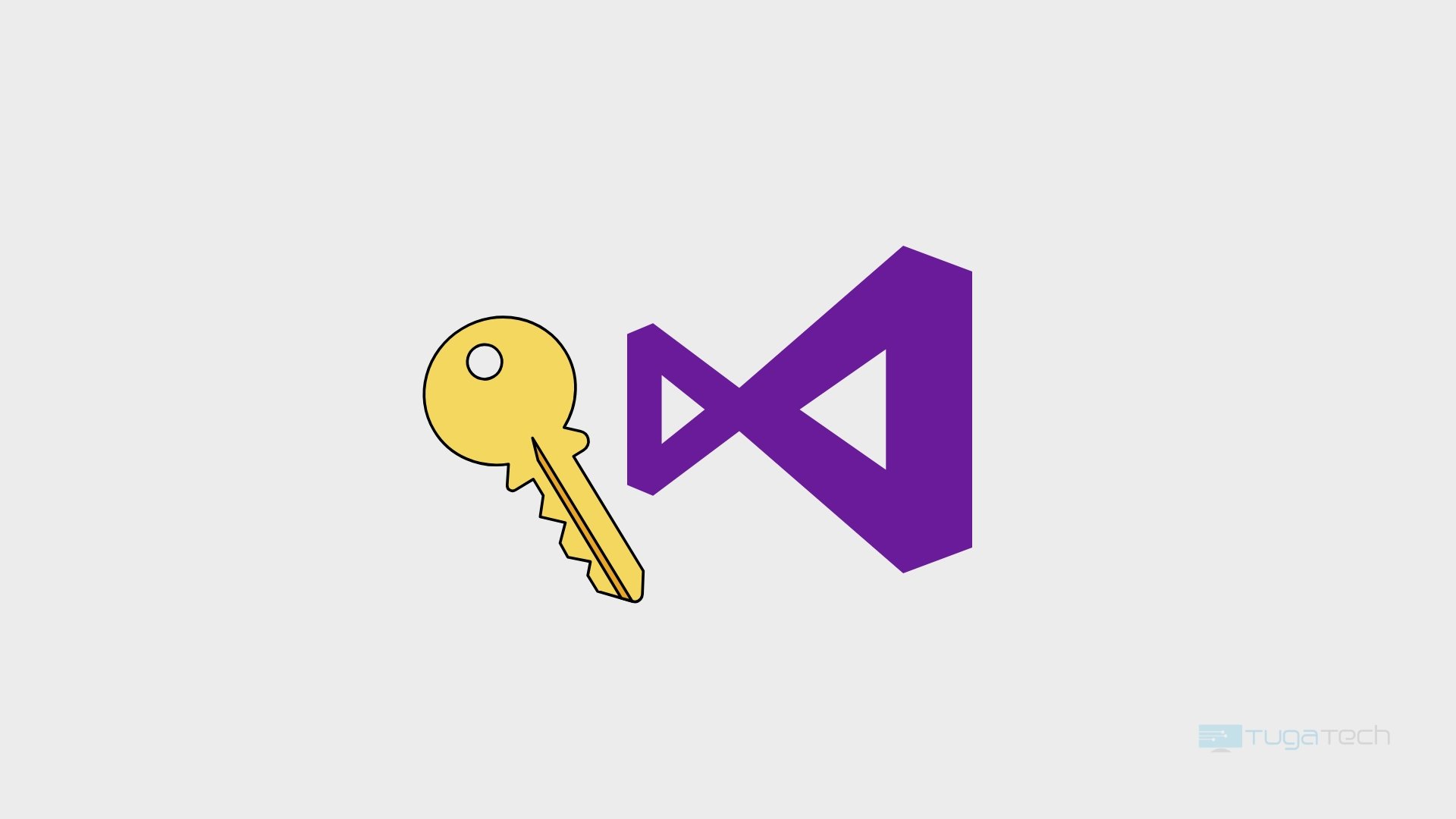 Microsoft Visual Studio code com chave