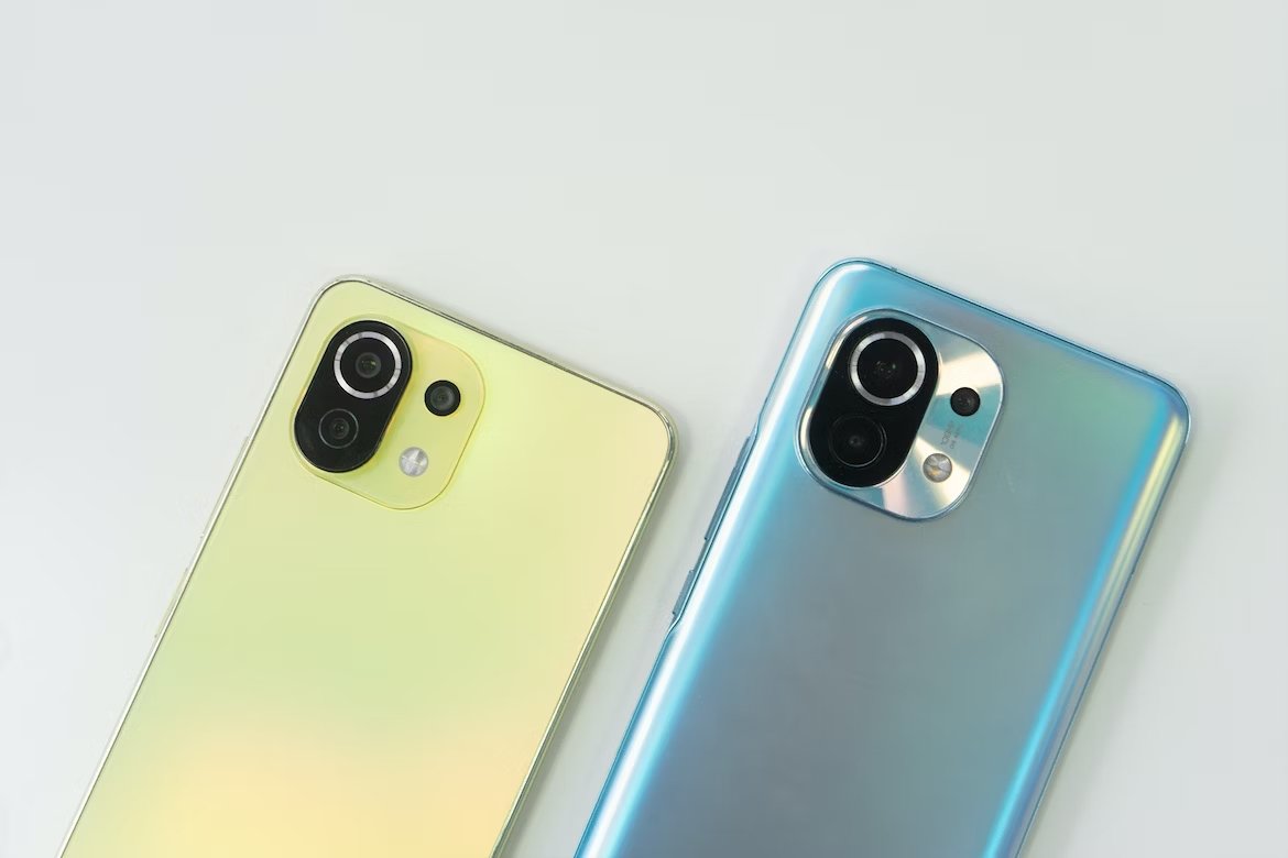 Dispositivo da Xiaomi com câmaras em destaque