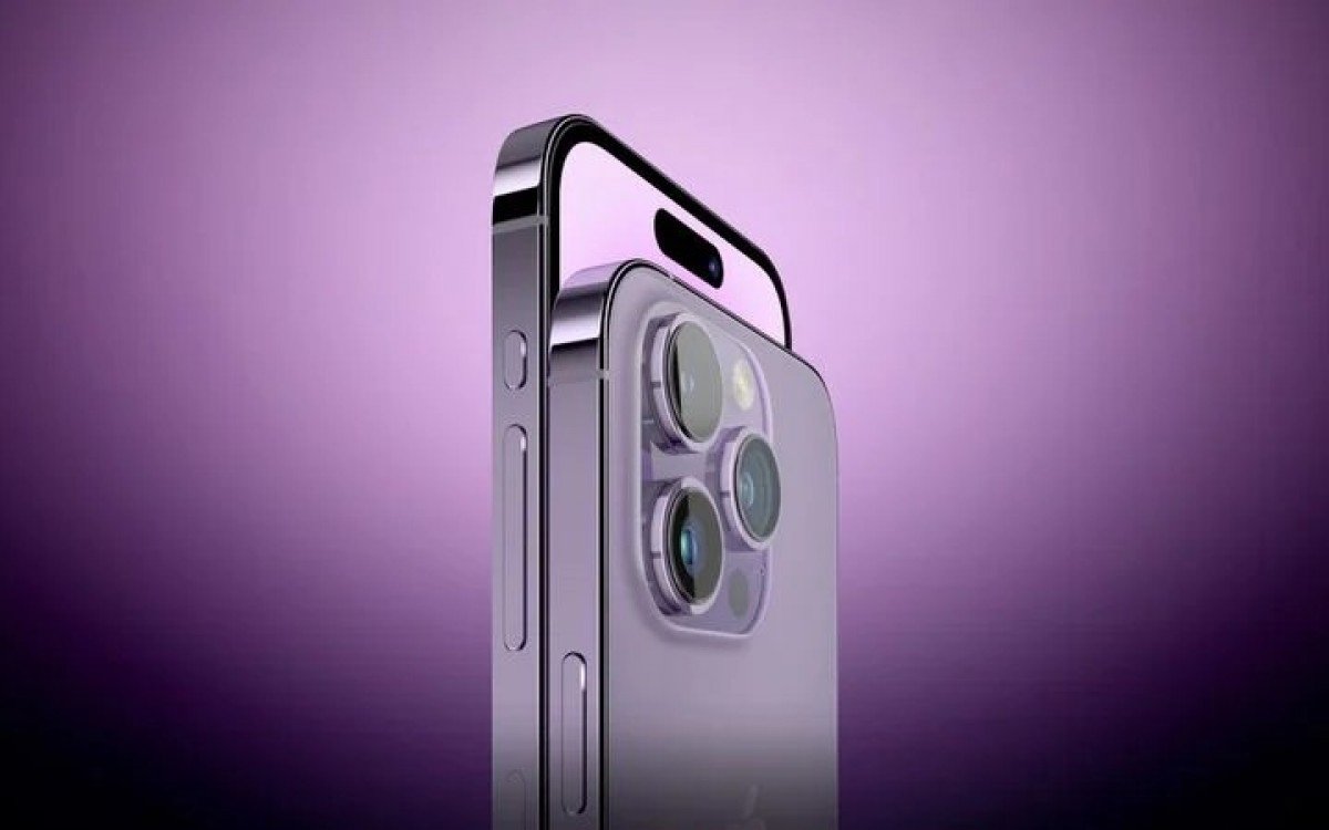 Apple iPhone com camara em destaque