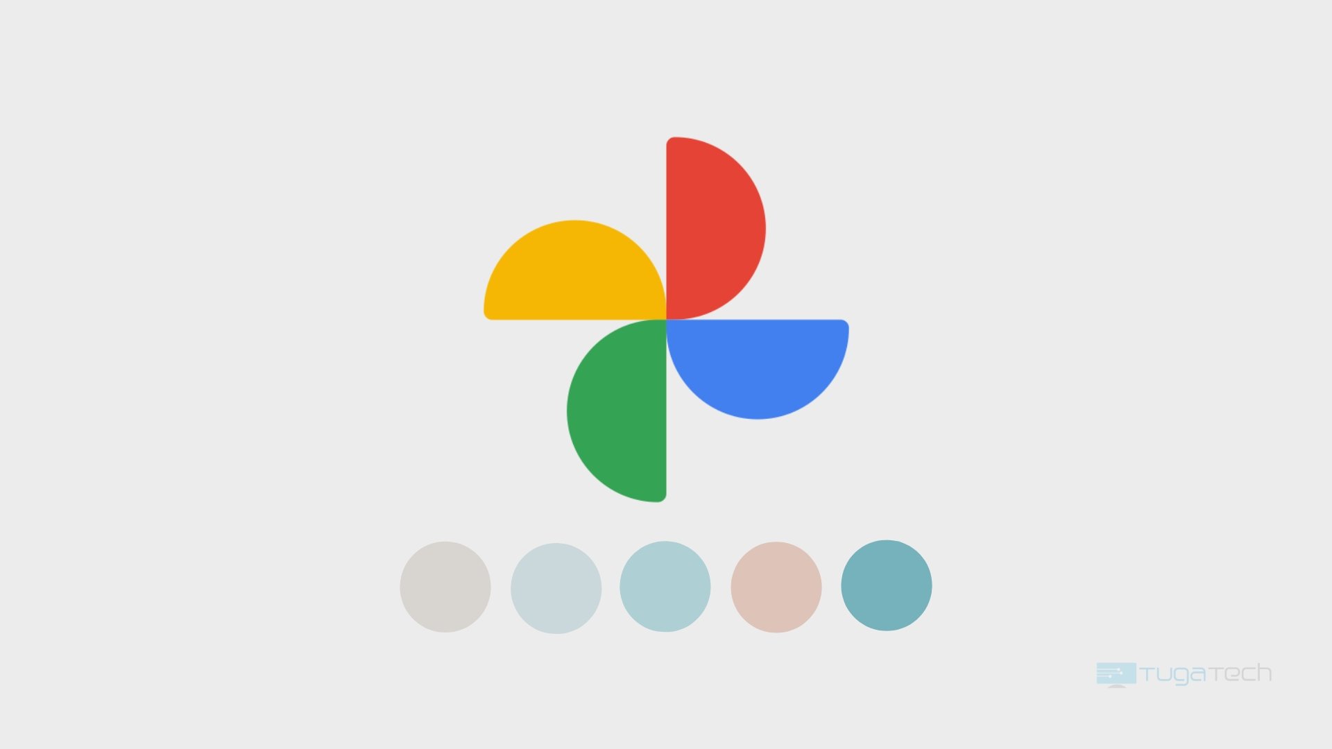 Logo do Google Fotos com icones de cores