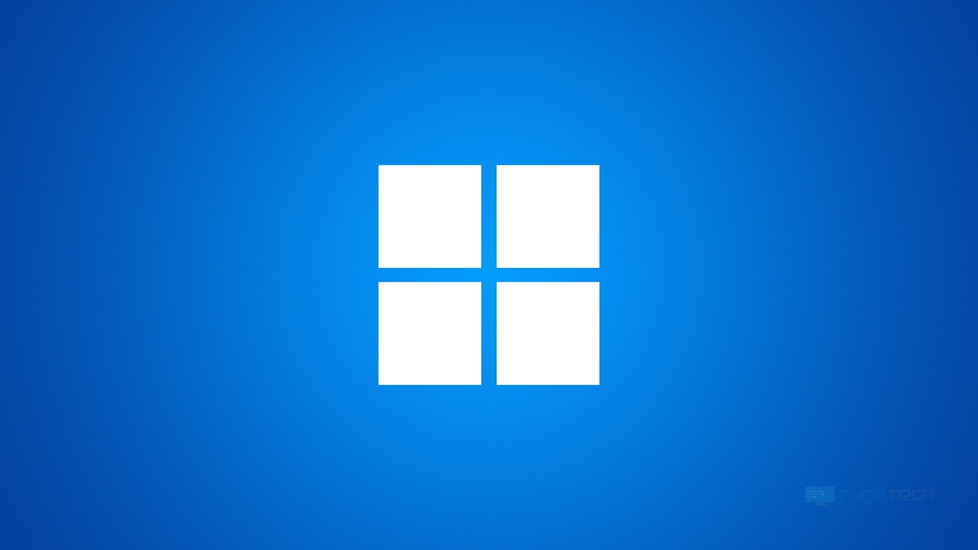 Logo do Windows em fundo azul