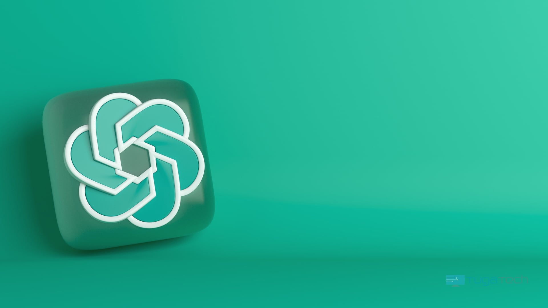 ChatGPT imagem do logo da plataforma em 3D