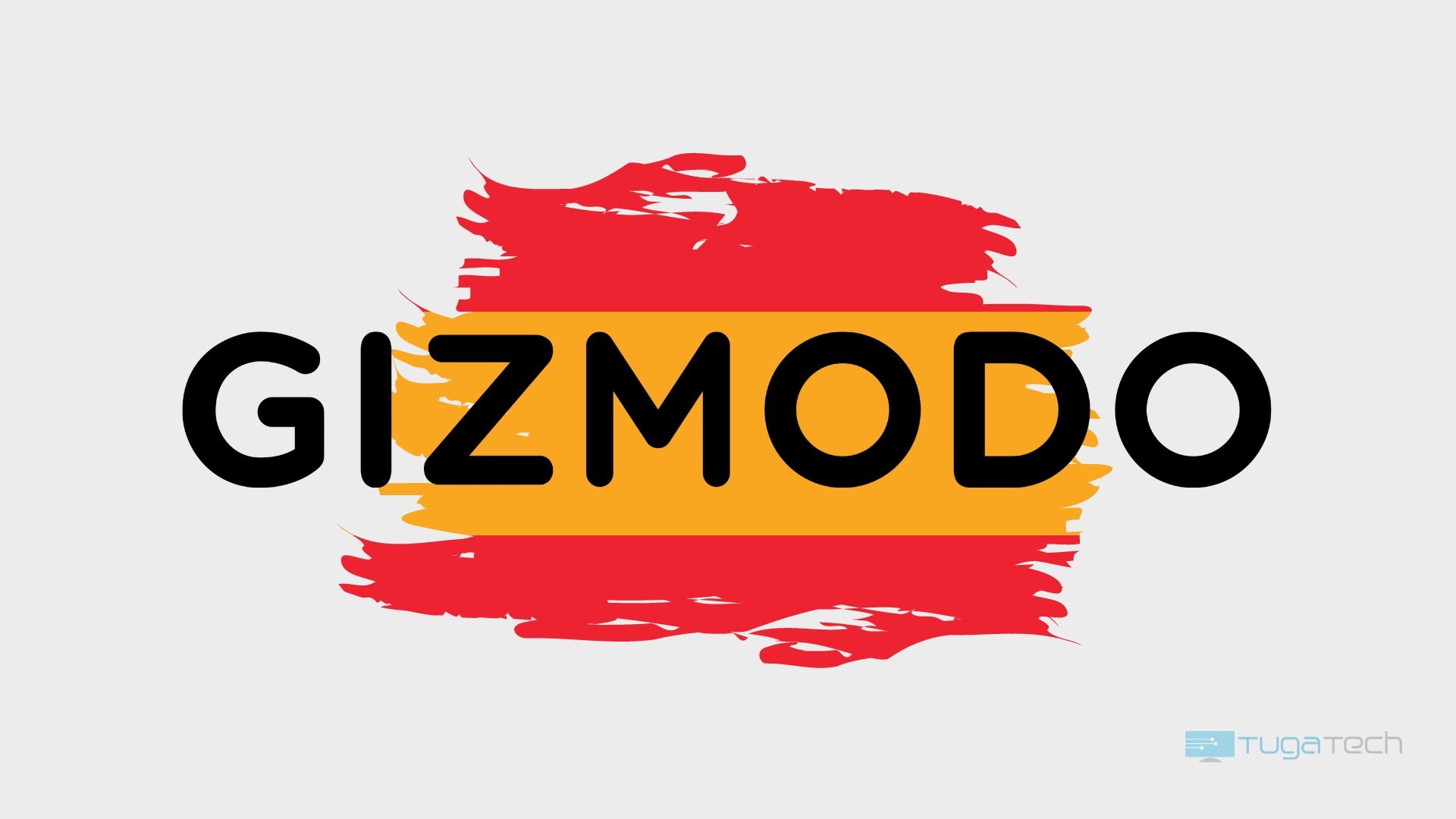 Logo da Gizmodo com bandeira de espanha